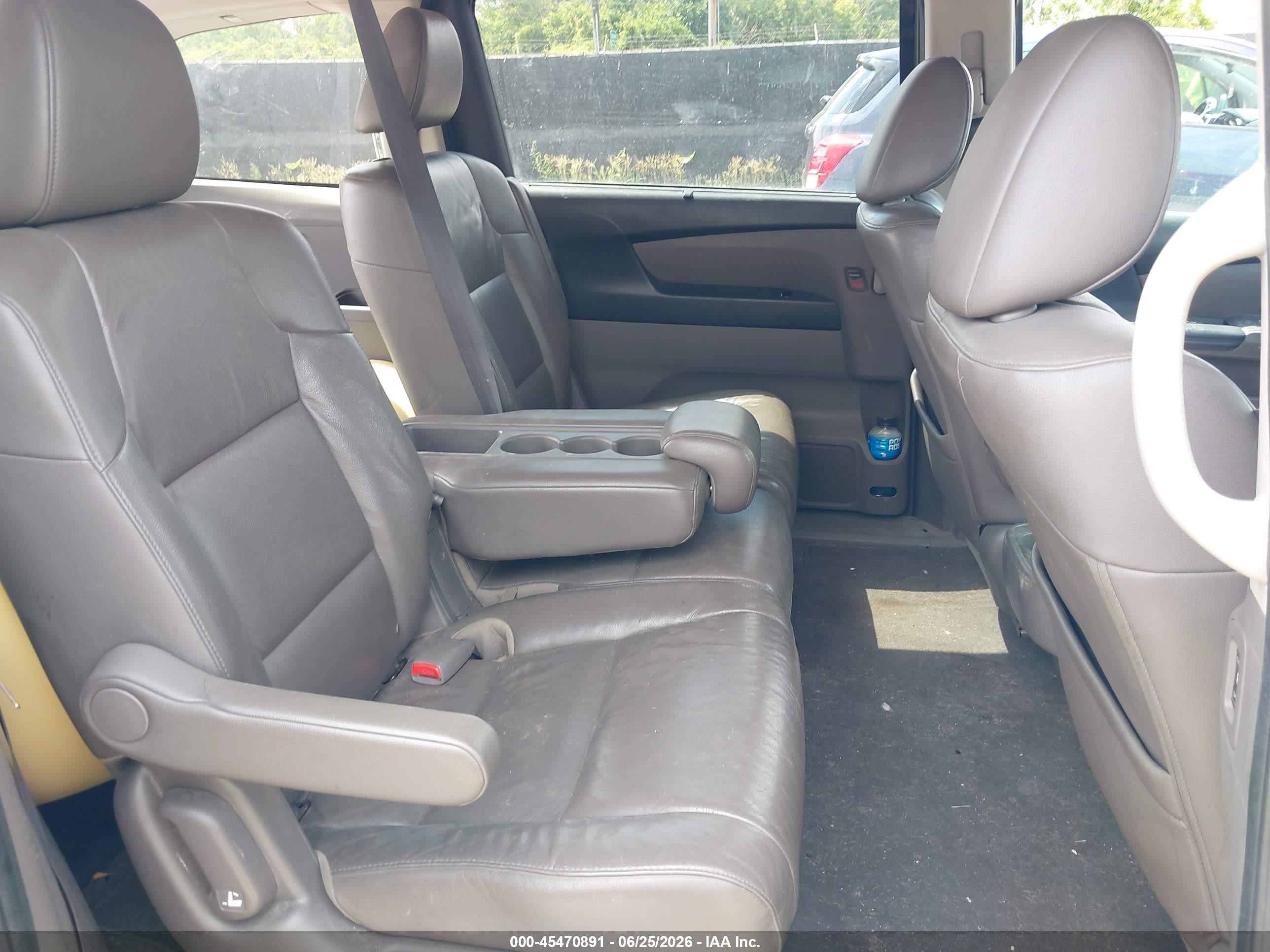 2012 Honda Odyssey Ex-l Gray vin: 5FNRL5H68CB033791