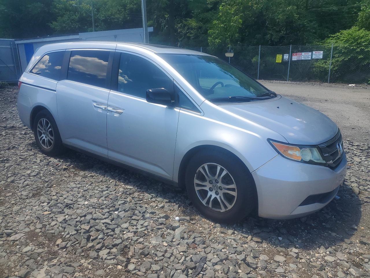 2012 Honda Odyssey Exl Silver vin: 5FNRL5H68CB035153