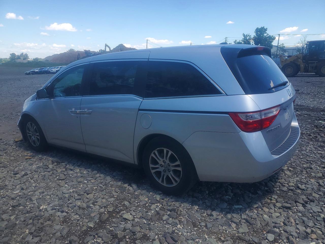 2012 Honda Odyssey Exl Silver vin: 5FNRL5H68CB035153