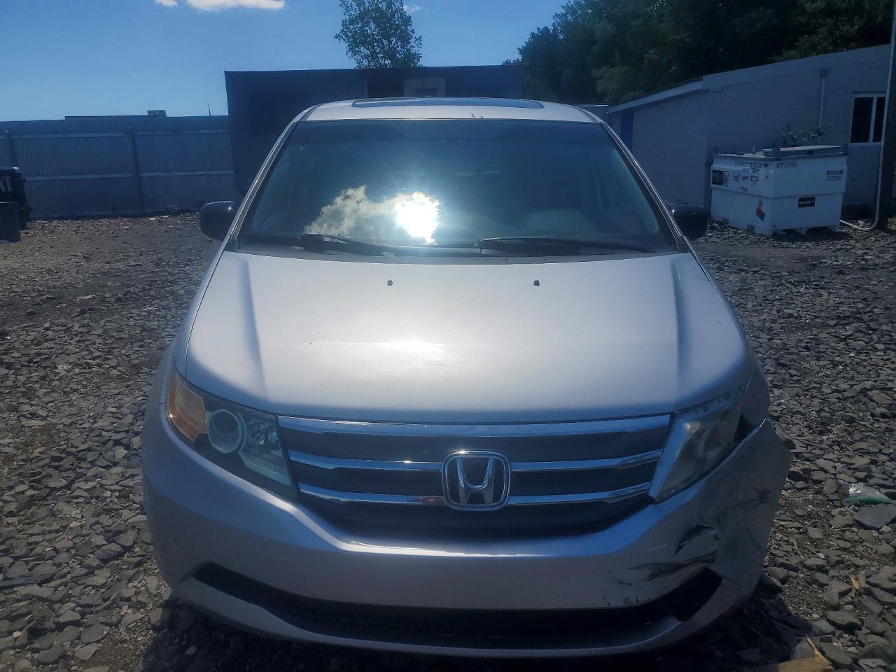 2012 Honda Odyssey Exl Silver vin: 5FNRL5H68CB035153