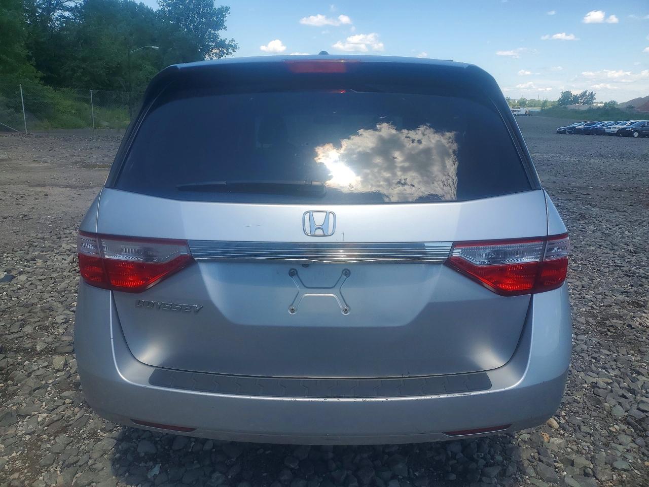2012 Honda Odyssey Exl Silver vin: 5FNRL5H68CB035153