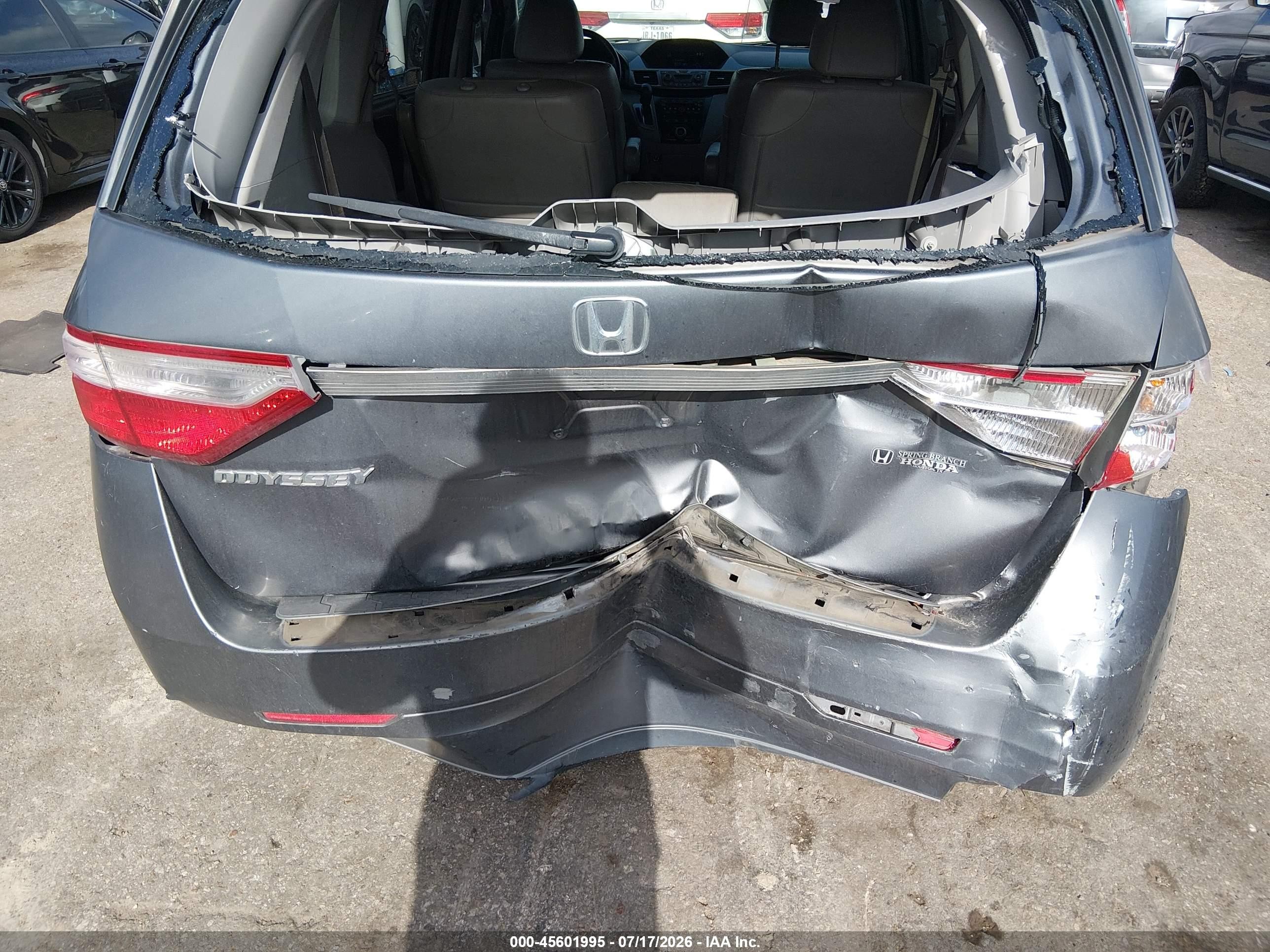 2012 Honda Odyssey Ex-l Silver vin: 5FNRL5H68CB044211