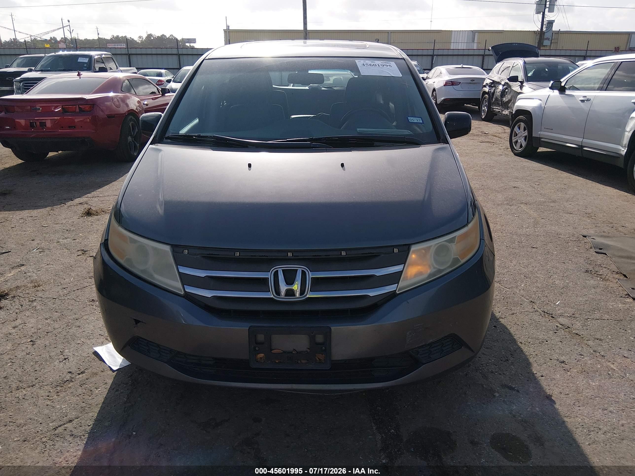 2012 Honda Odyssey Ex-l Silver vin: 5FNRL5H68CB044211