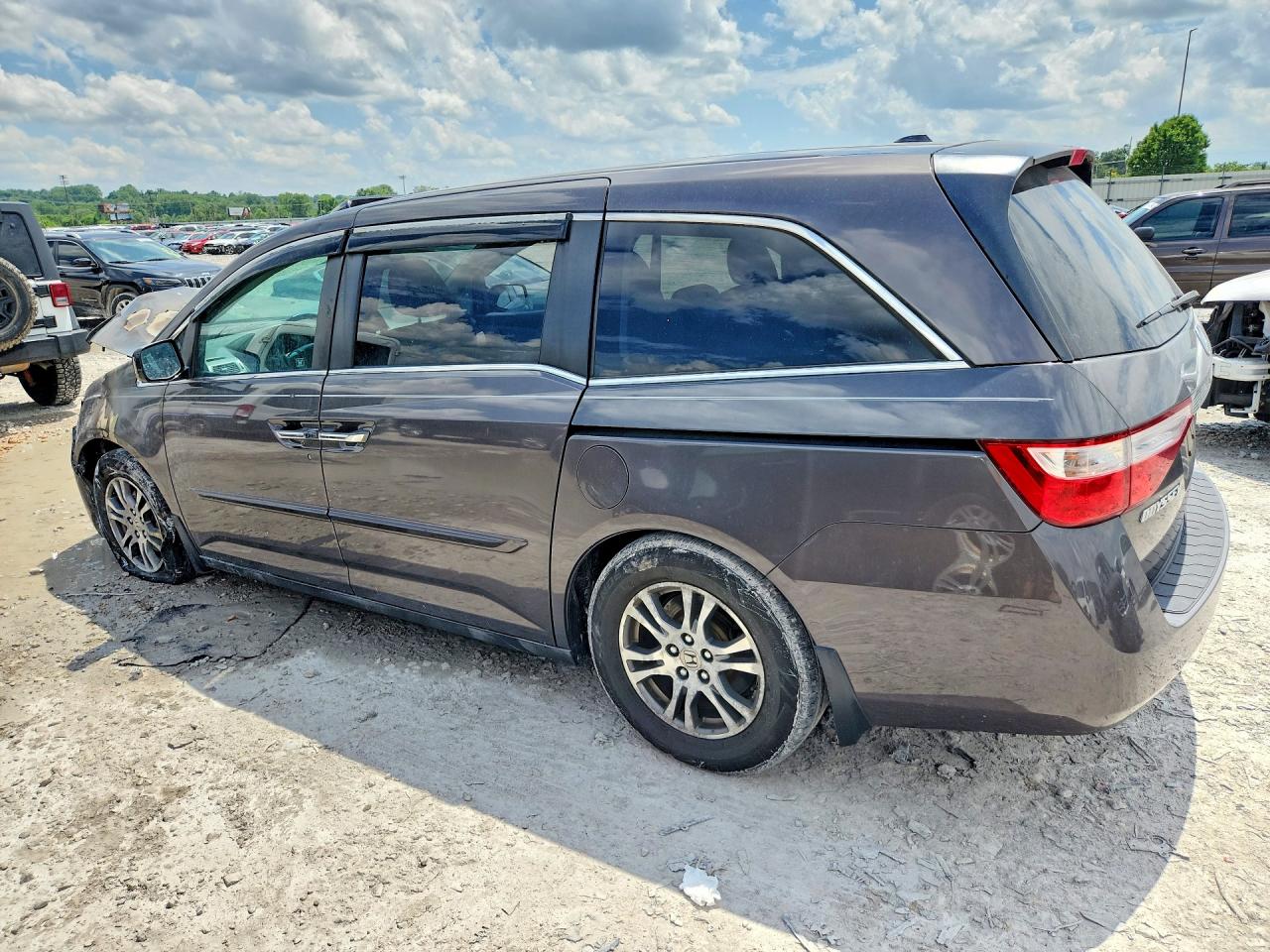 2012 Honda Odyssey Exl Gray vin: 5FNRL5H68CB076012