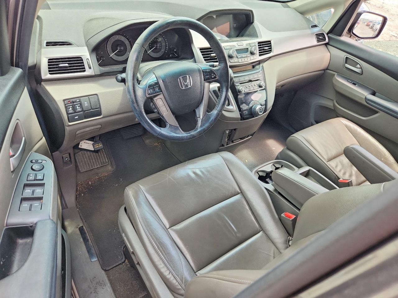 2012 Honda Odyssey Exl Gray vin: 5FNRL5H68CB076012