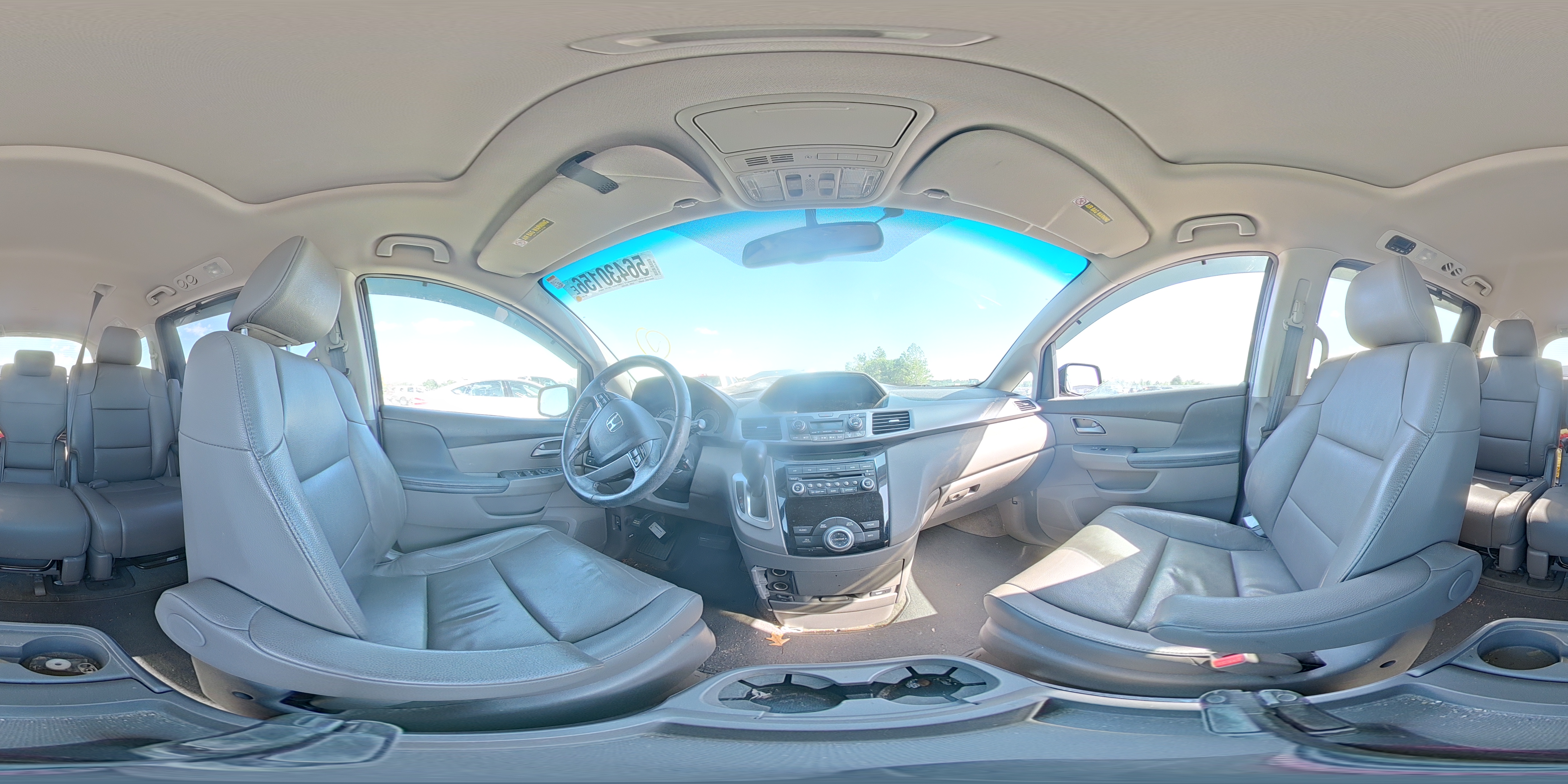 2012 Honda Odyssey Exl Gray vin: 5FNRL5H68CB076012
