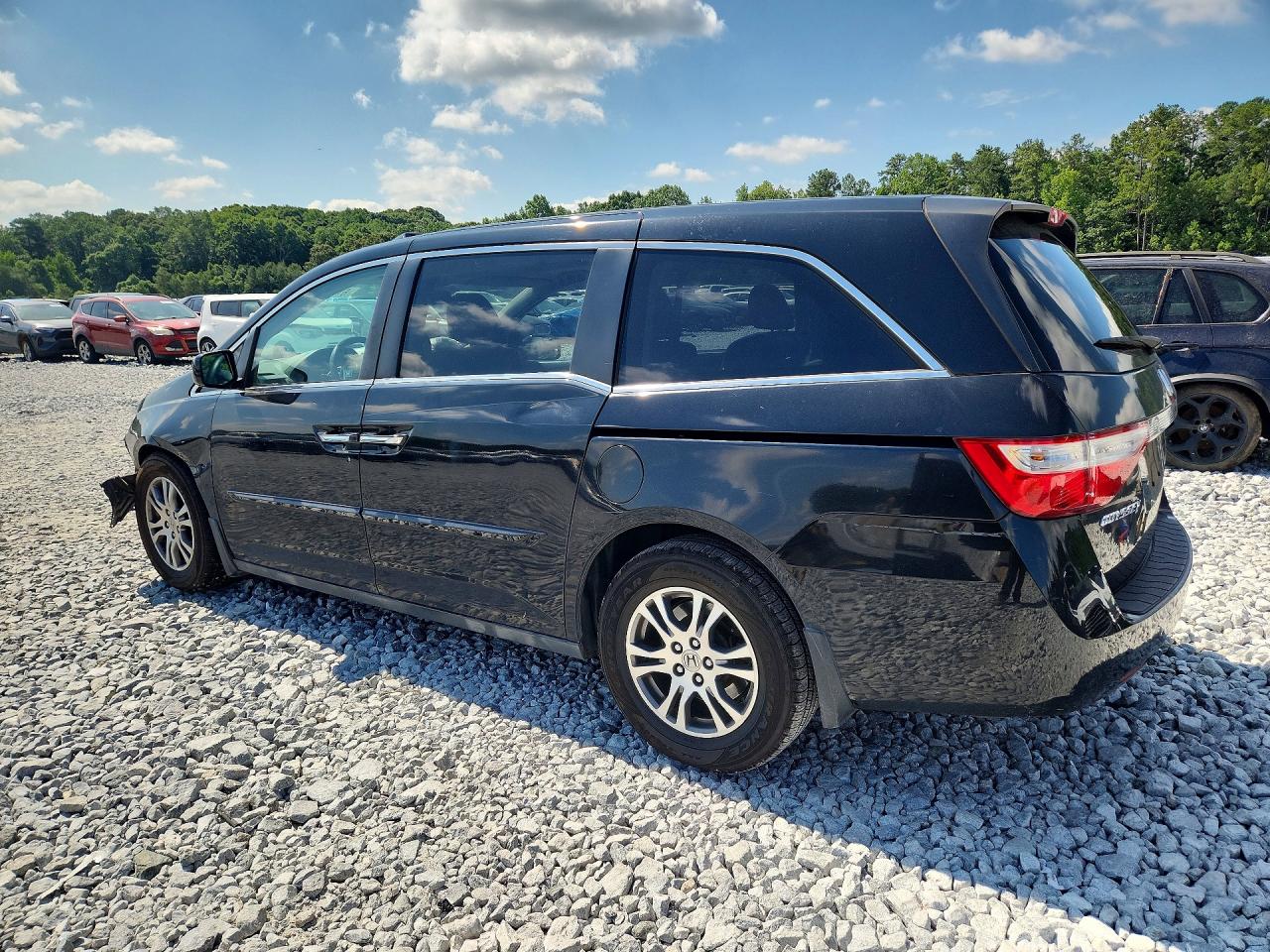 2012 Honda Odyssey Exl Black vin: 5FNRL5H68CB086880