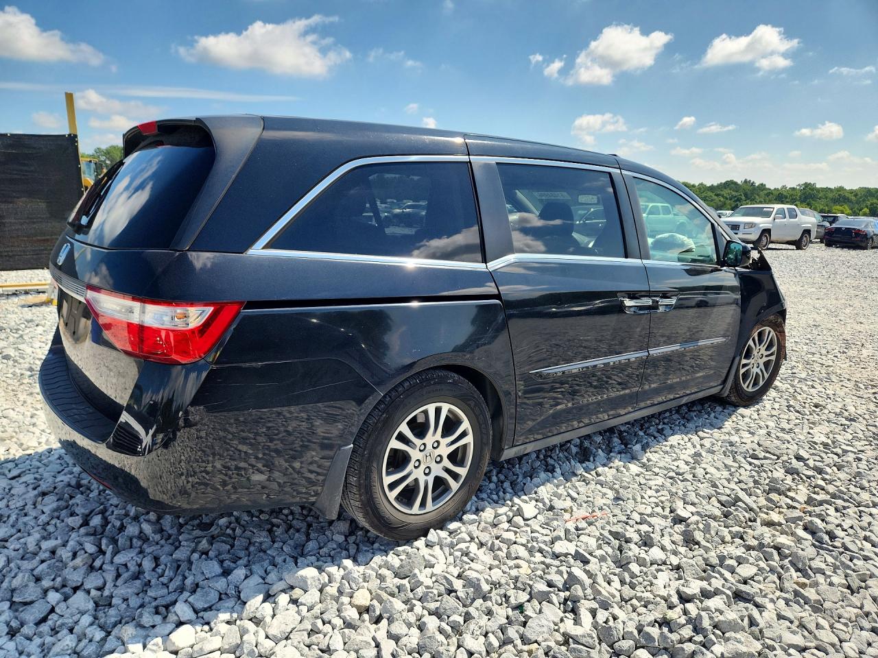 2012 Honda Odyssey Exl Black vin: 5FNRL5H68CB086880