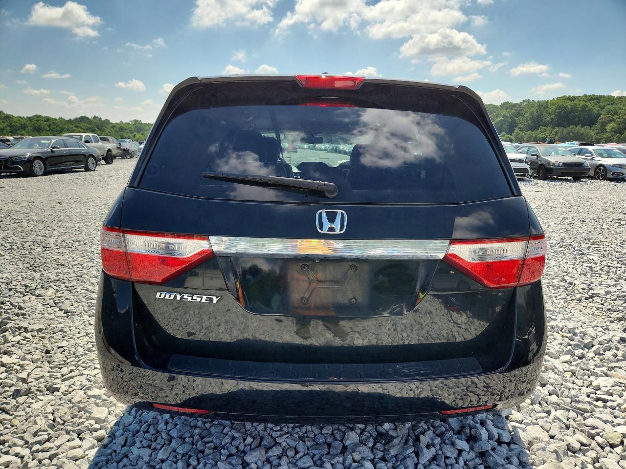 2012 Honda Odyssey Exl Black vin: 5FNRL5H68CB086880