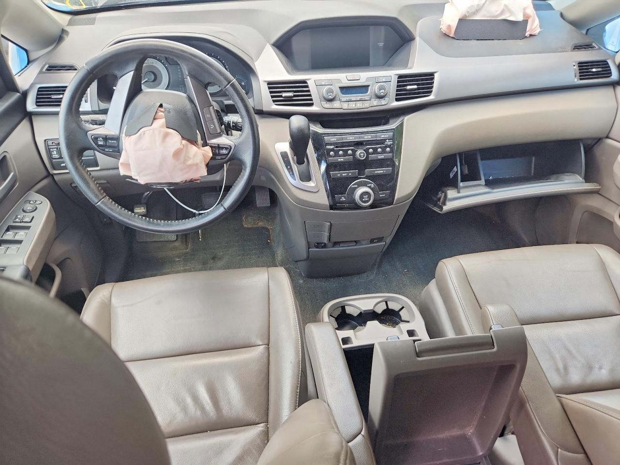 2012 Honda Odyssey Exl Black vin: 5FNRL5H68CB086880