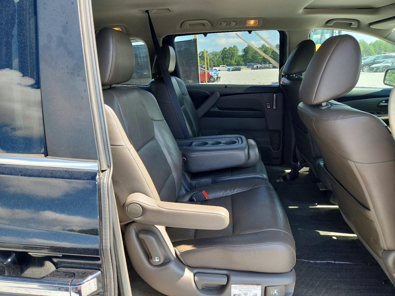2012 Honda Odyssey Exl Black vin: 5FNRL5H68CB086880