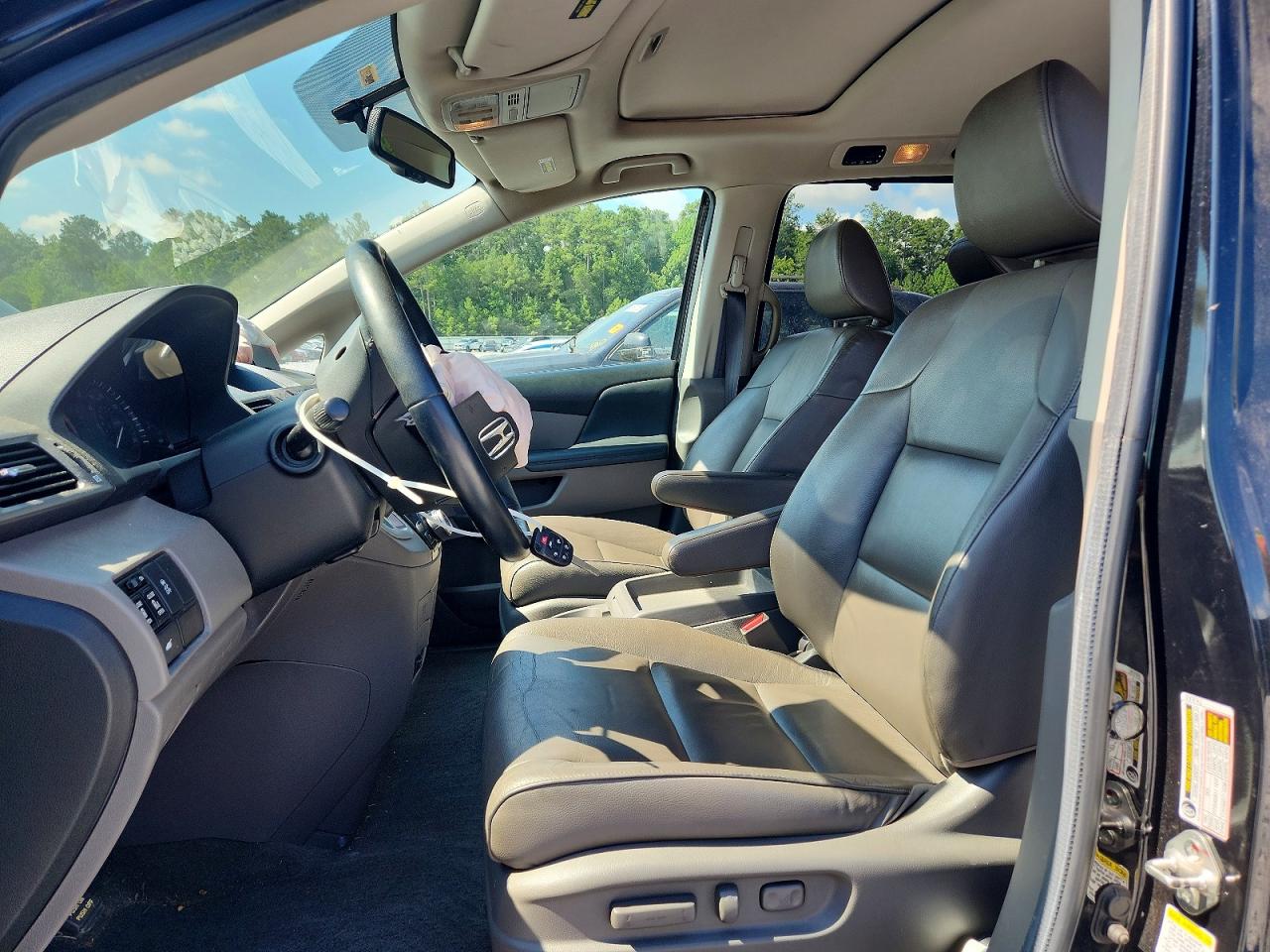 2012 Honda Odyssey Exl Black vin: 5FNRL5H68CB086880