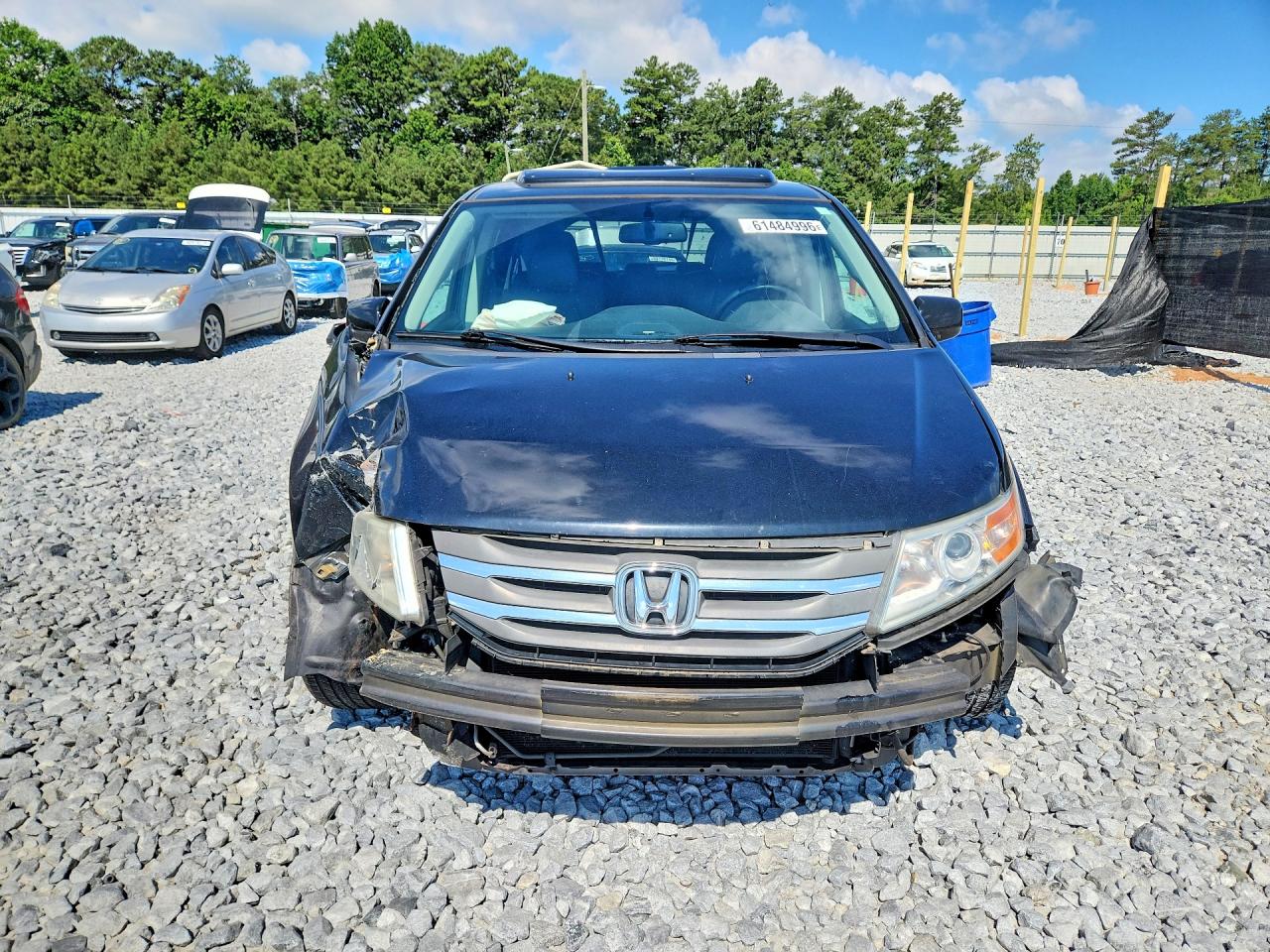 2012 Honda Odyssey Exl Black vin: 5FNRL5H68CB086880