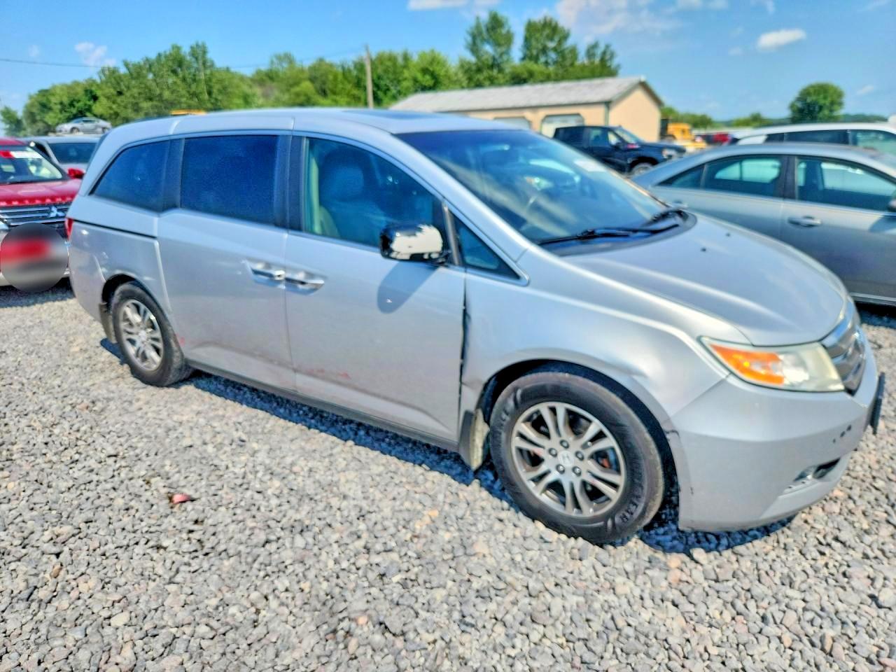 2012 Honda Odyssey Exl Silver vin: 5FNRL5H68CB088564