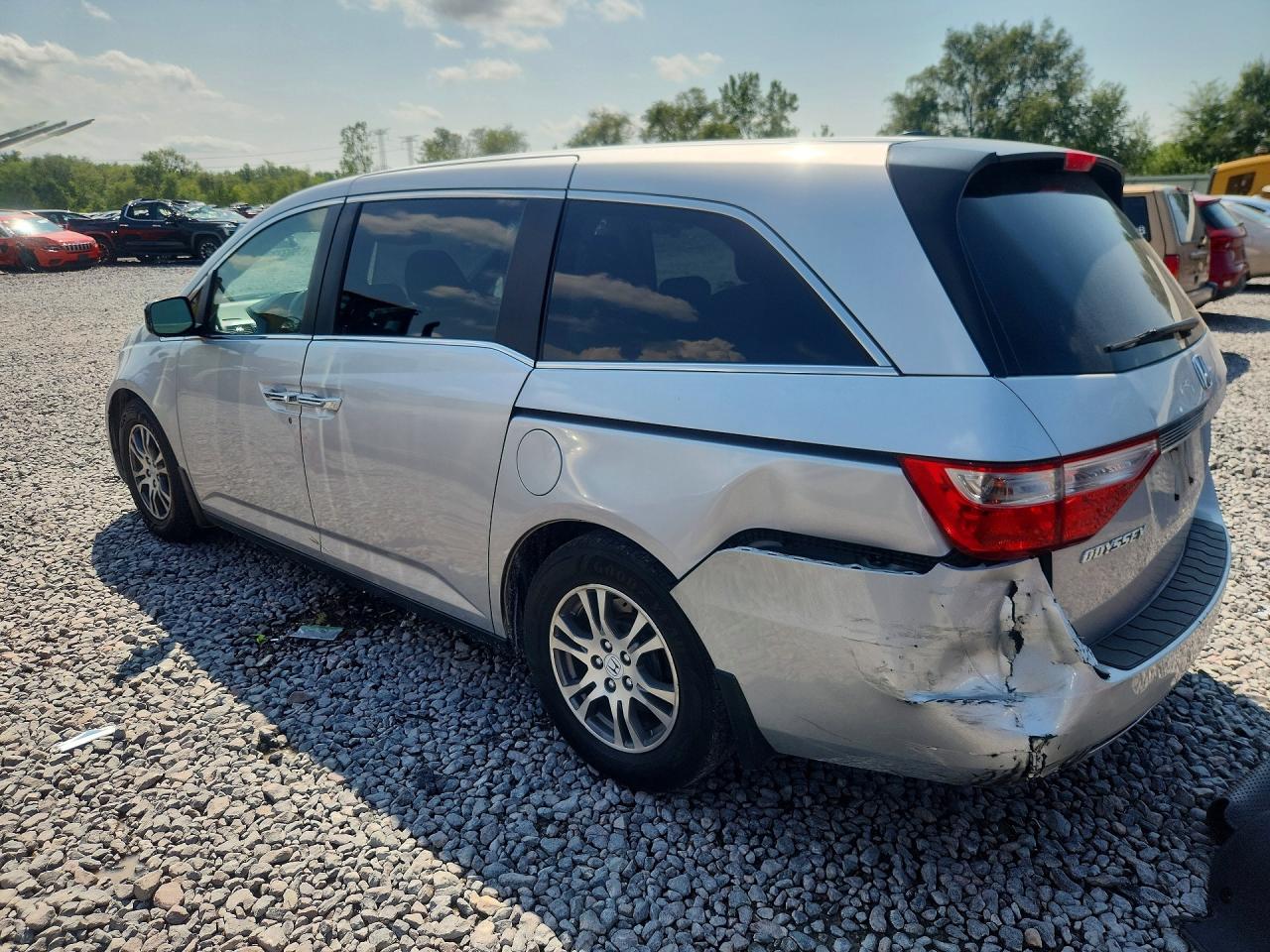 2012 Honda Odyssey Exl Silver vin: 5FNRL5H68CB088564