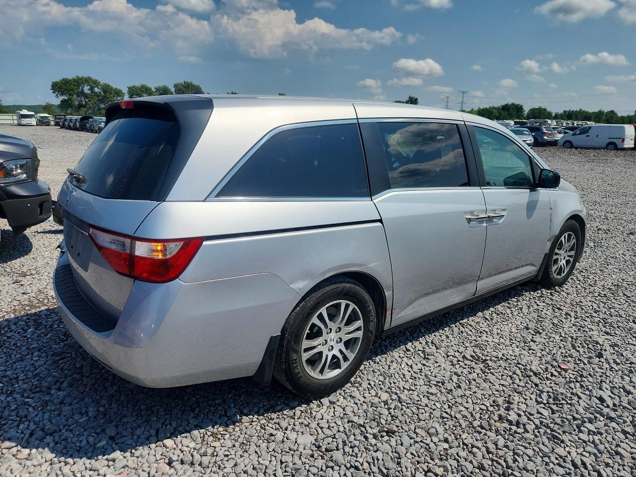 2012 Honda Odyssey Exl Silver vin: 5FNRL5H68CB088564