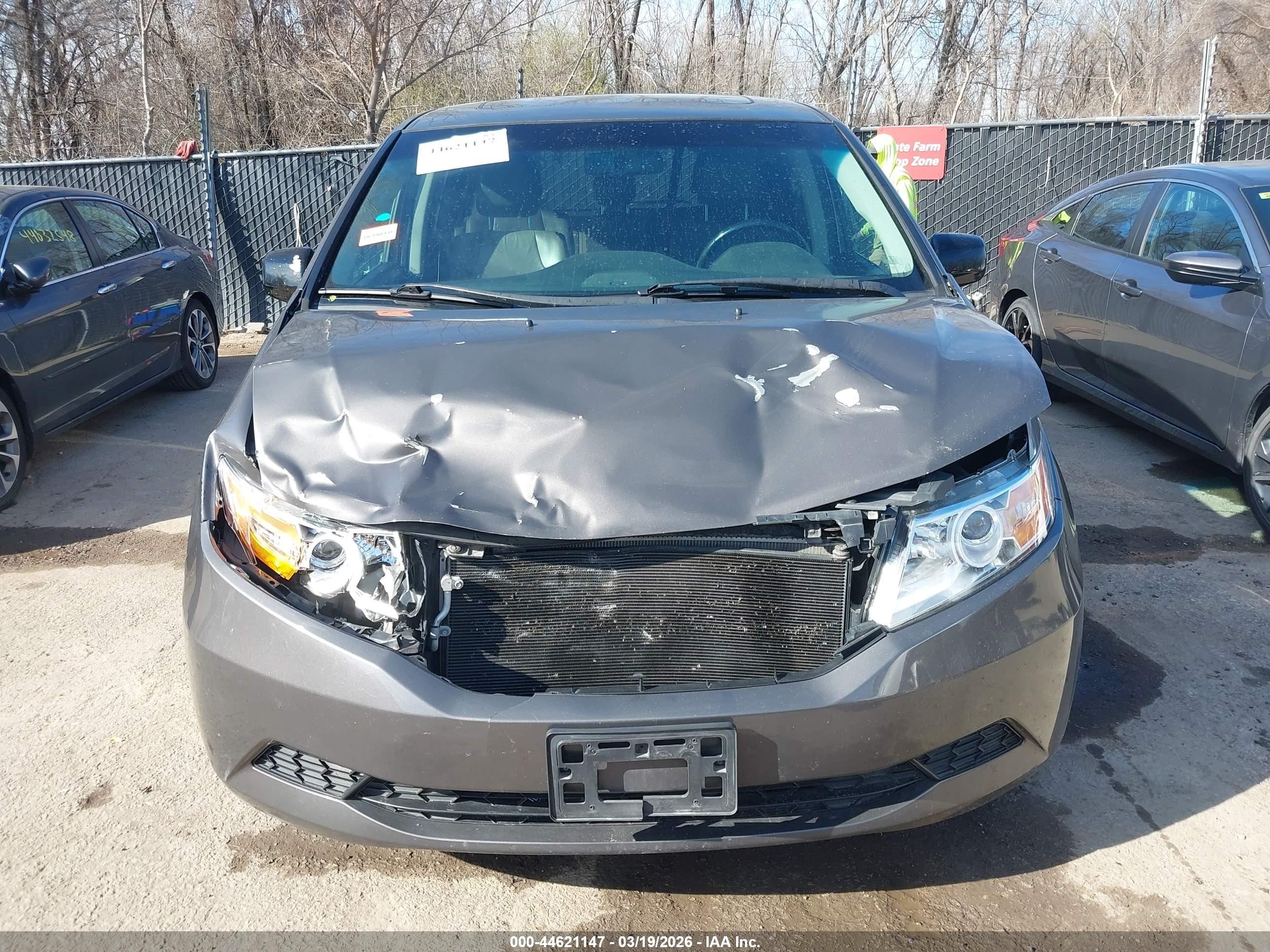 2012 Honda Odyssey Ex-l Gray vin: 5FNRL5H68CB093621