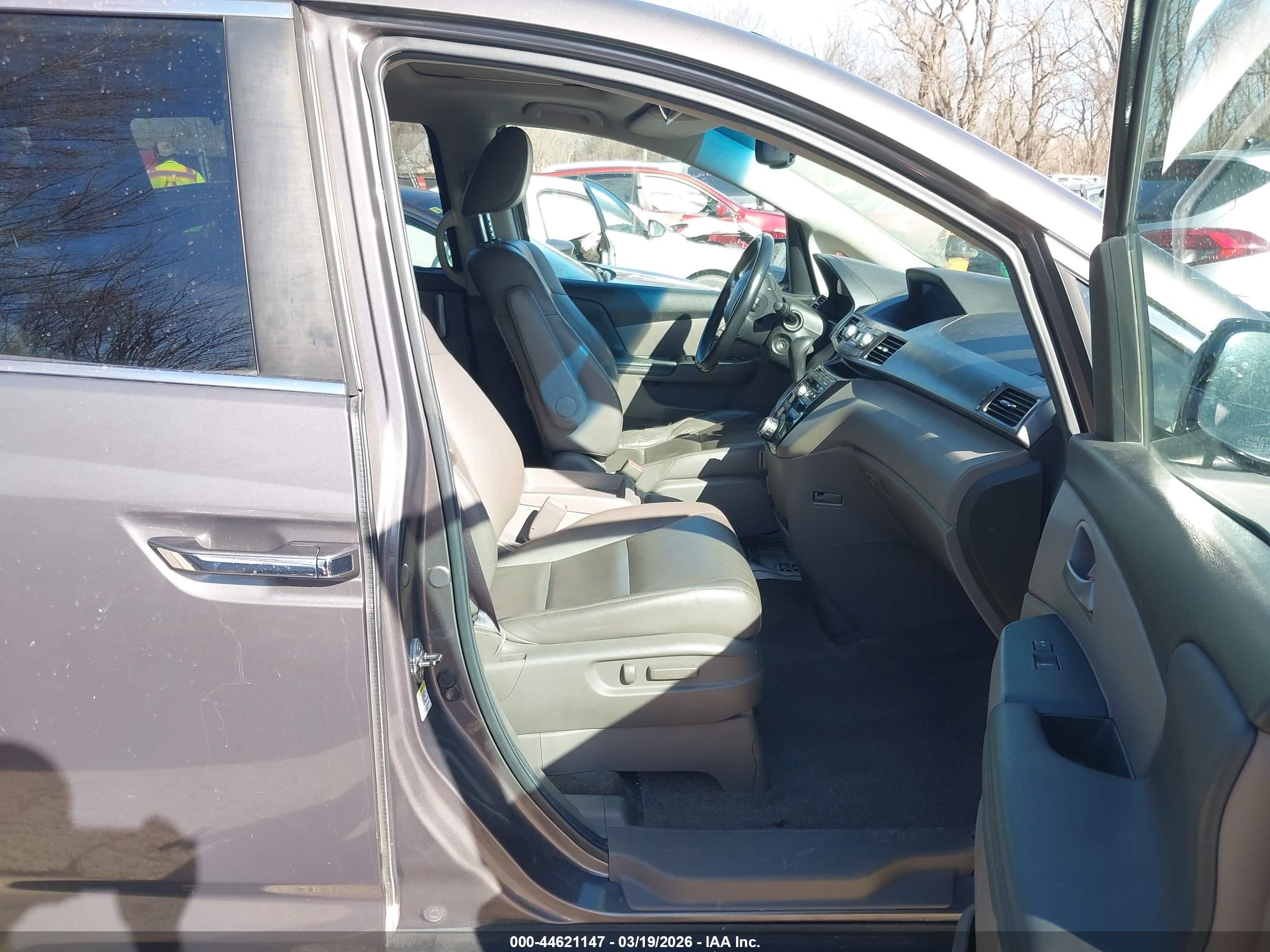2012 Honda Odyssey Ex-l Gray vin: 5FNRL5H68CB093621