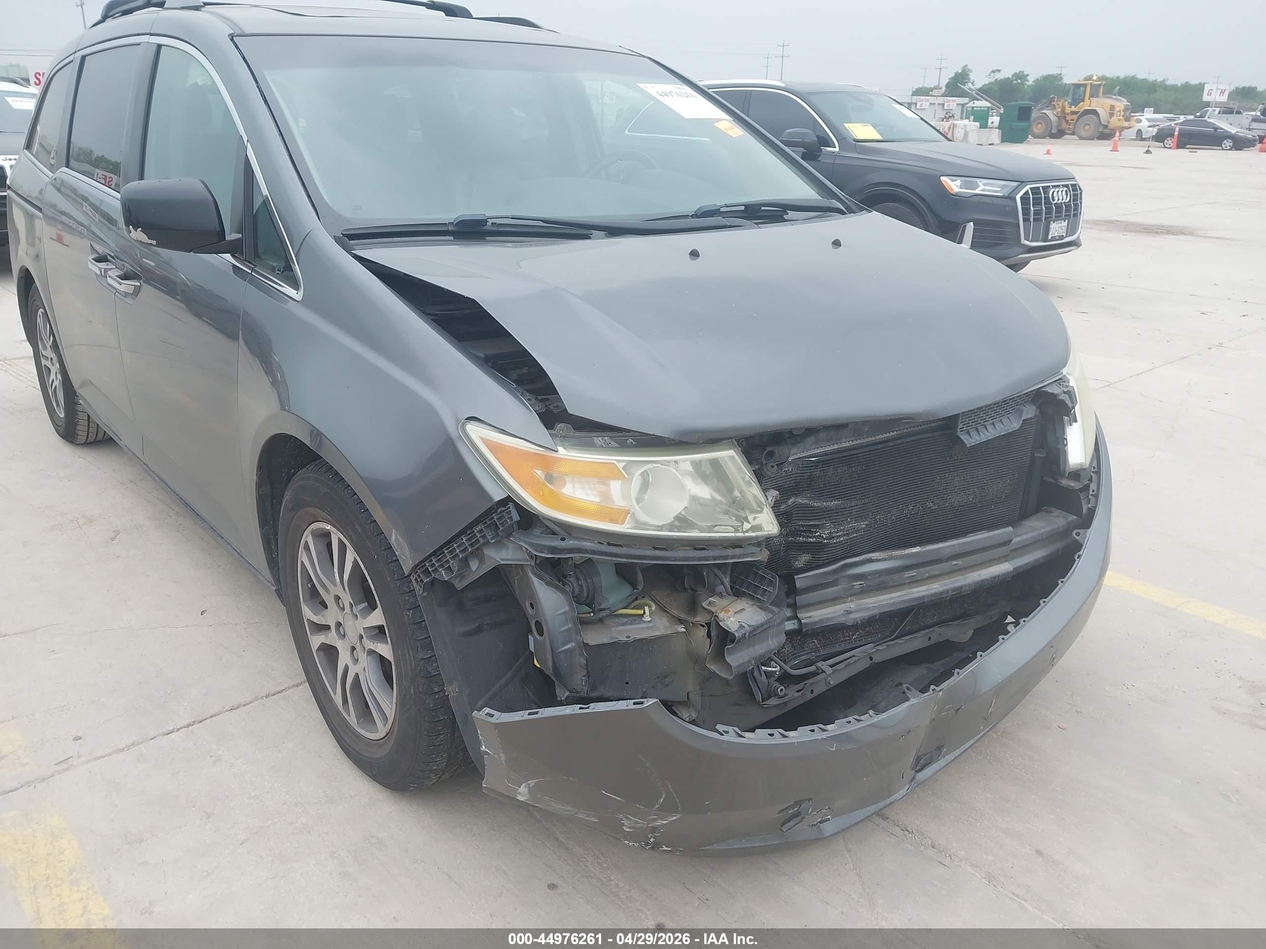 2012 Honda Odyssey Ex-l Gray vin: 5FNRL5H68CB095157