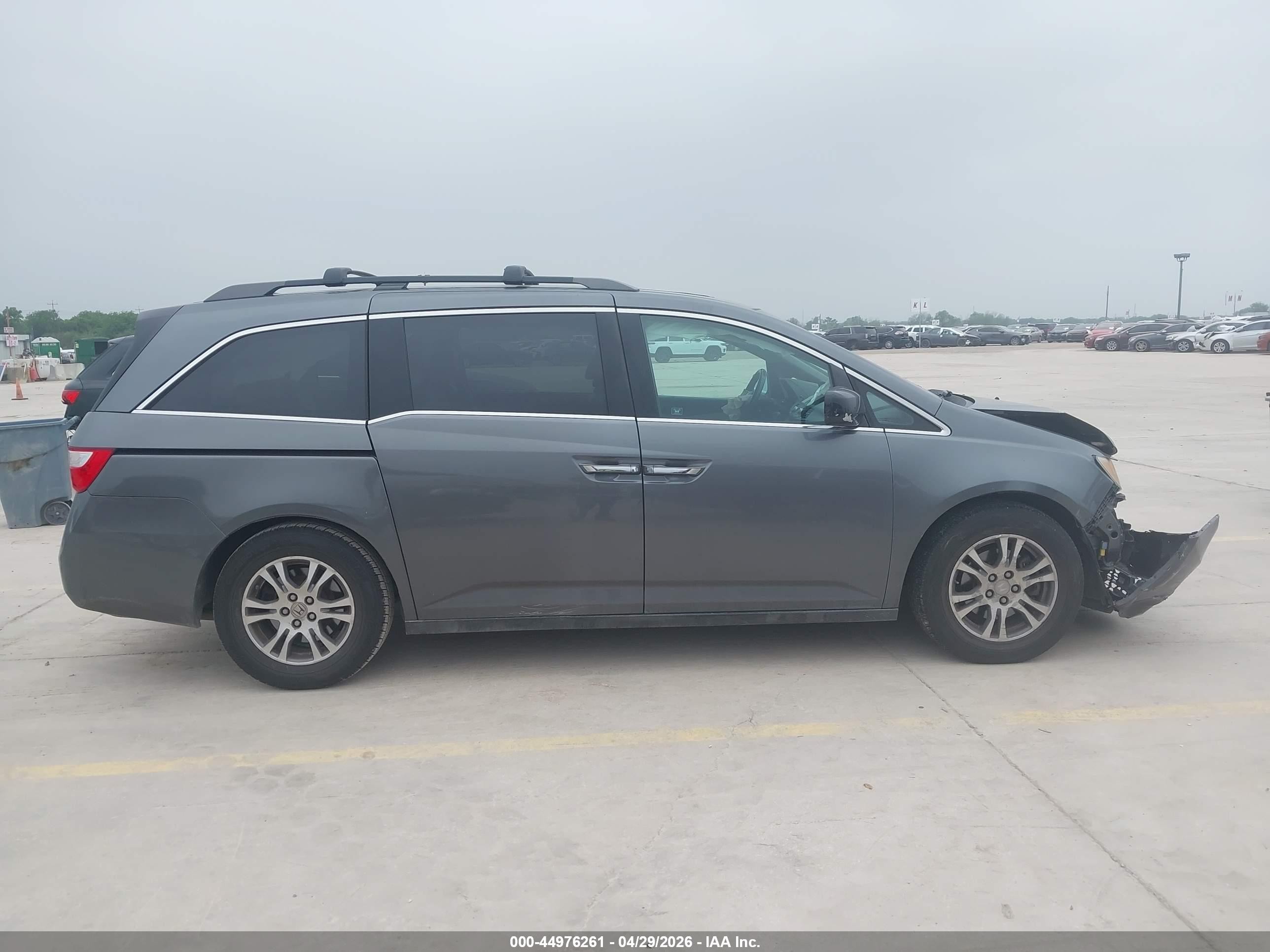2012 Honda Odyssey Ex-l Gray vin: 5FNRL5H68CB095157