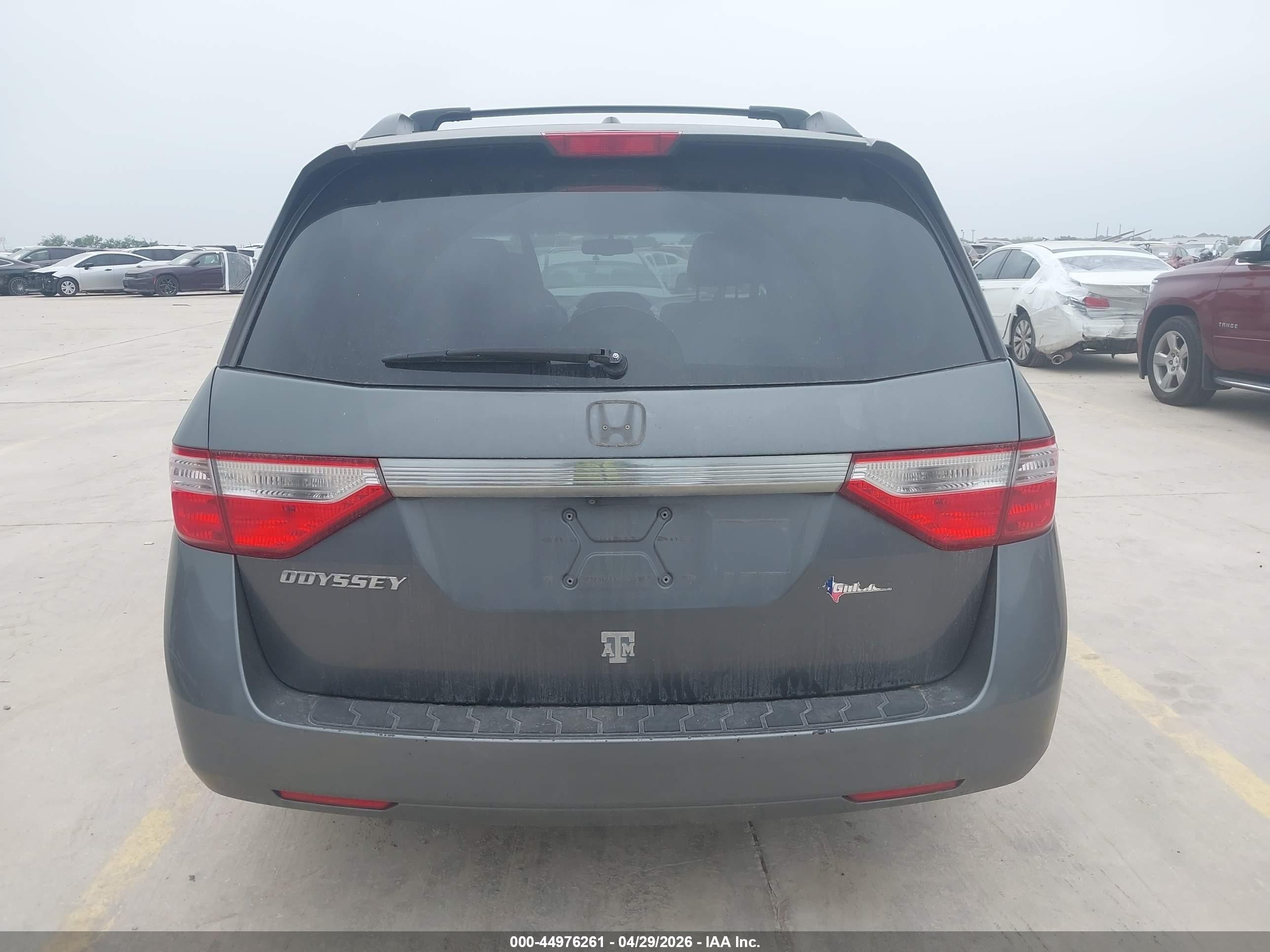 2012 Honda Odyssey Ex-l Gray vin: 5FNRL5H68CB095157