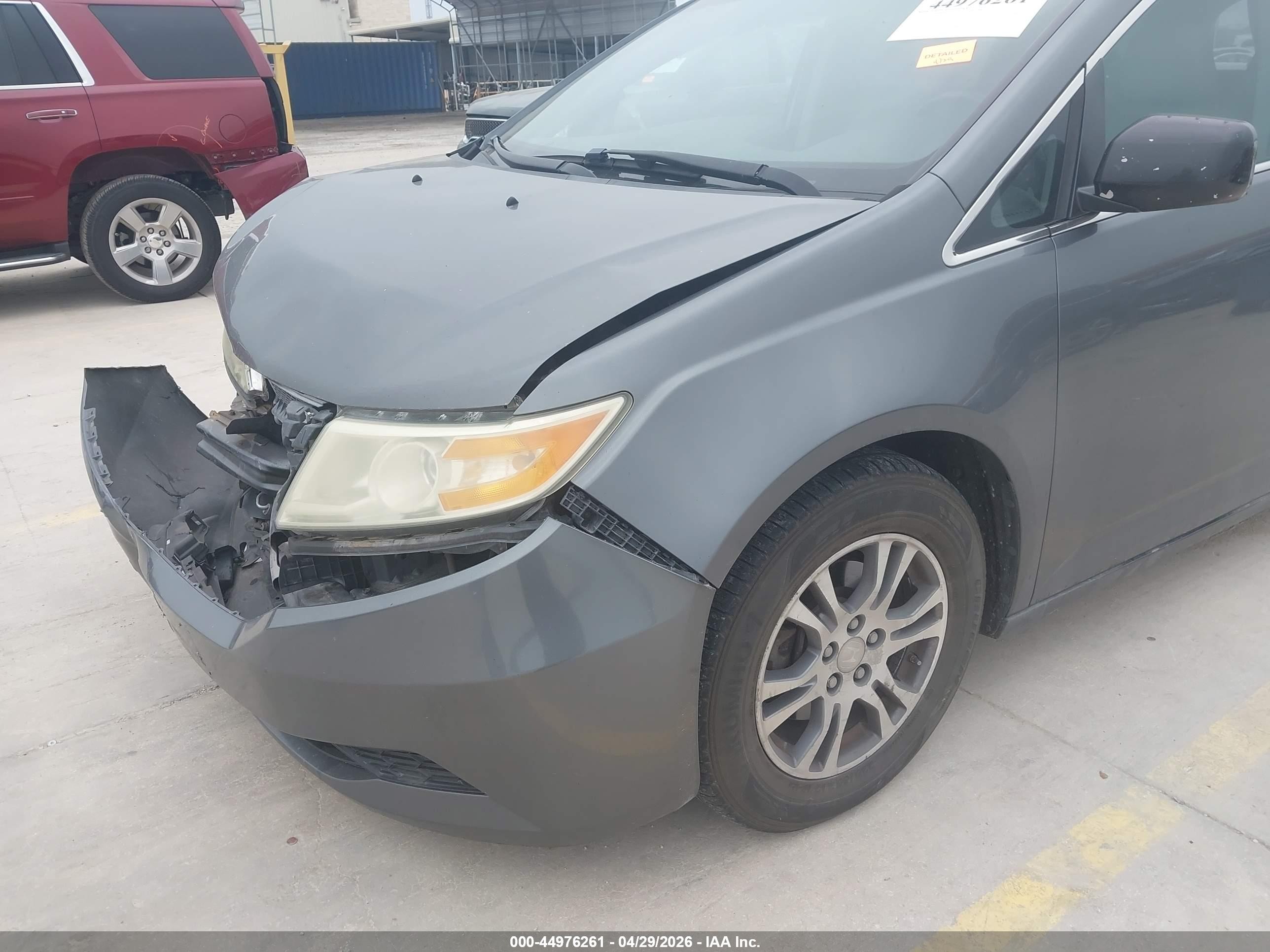 2012 Honda Odyssey Ex-l Gray vin: 5FNRL5H68CB095157