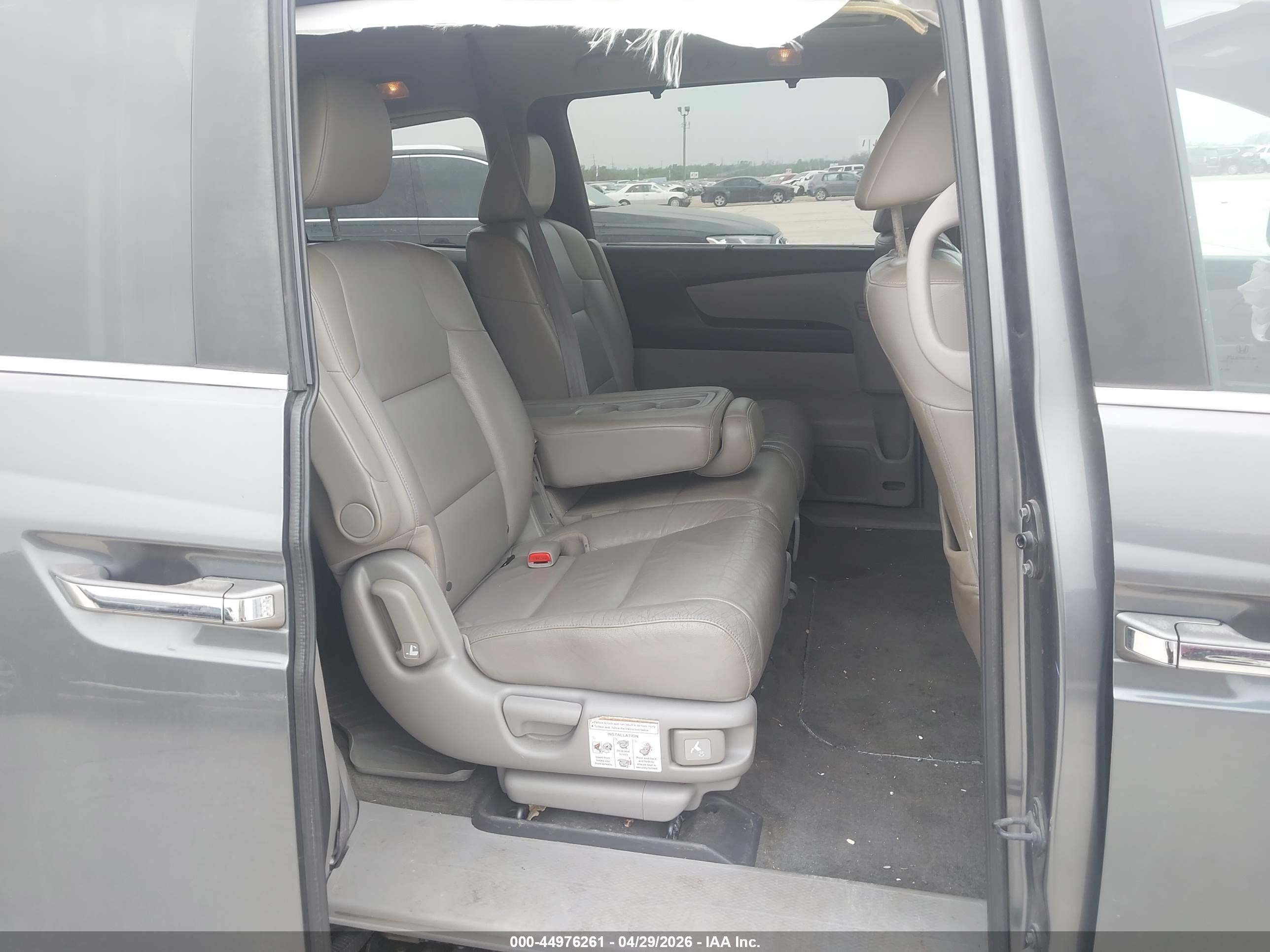2012 Honda Odyssey Ex-l Gray vin: 5FNRL5H68CB095157