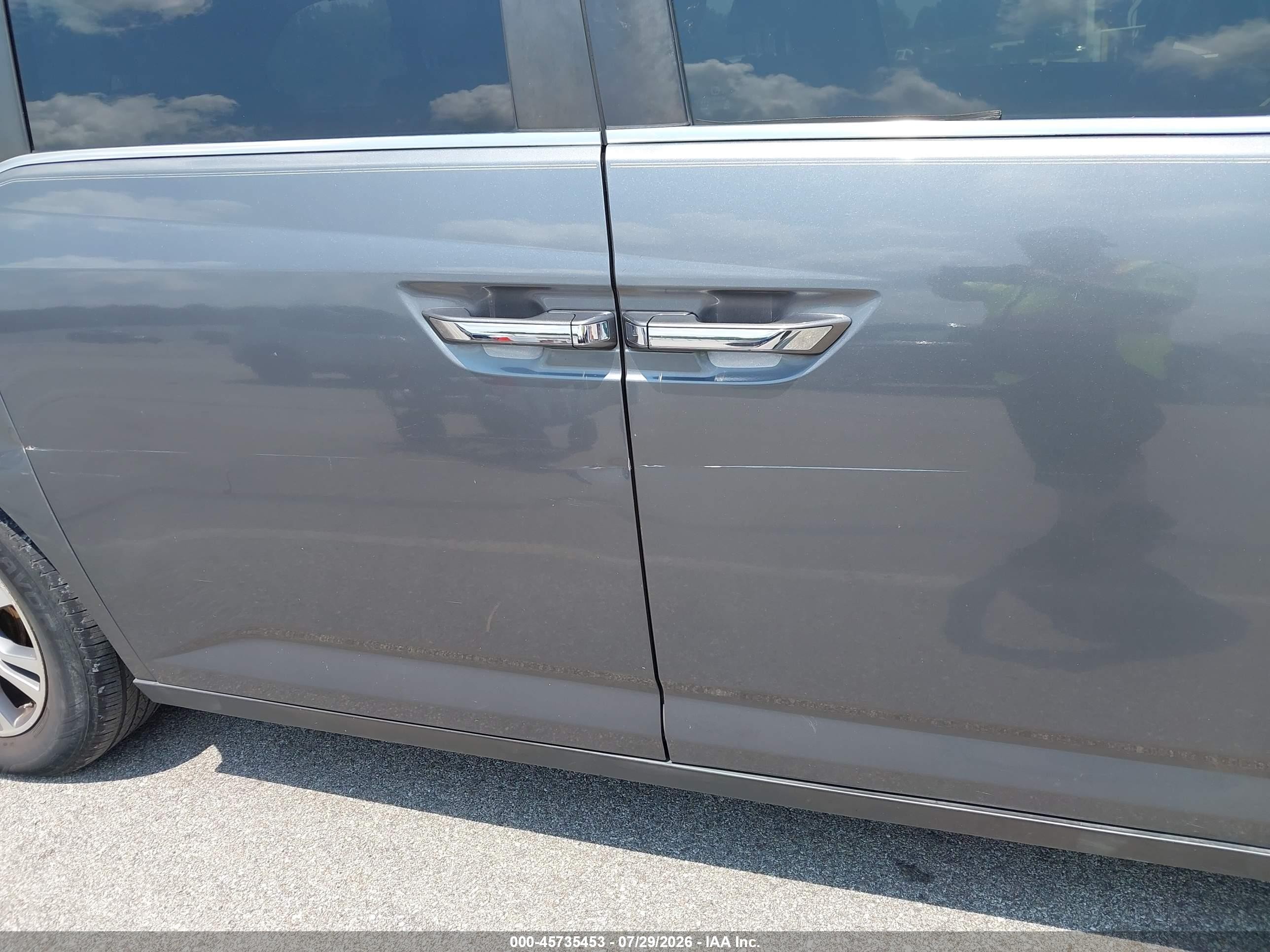 2012 Honda Odyssey Ex-l Gray vin: 5FNRL5H68CB100728