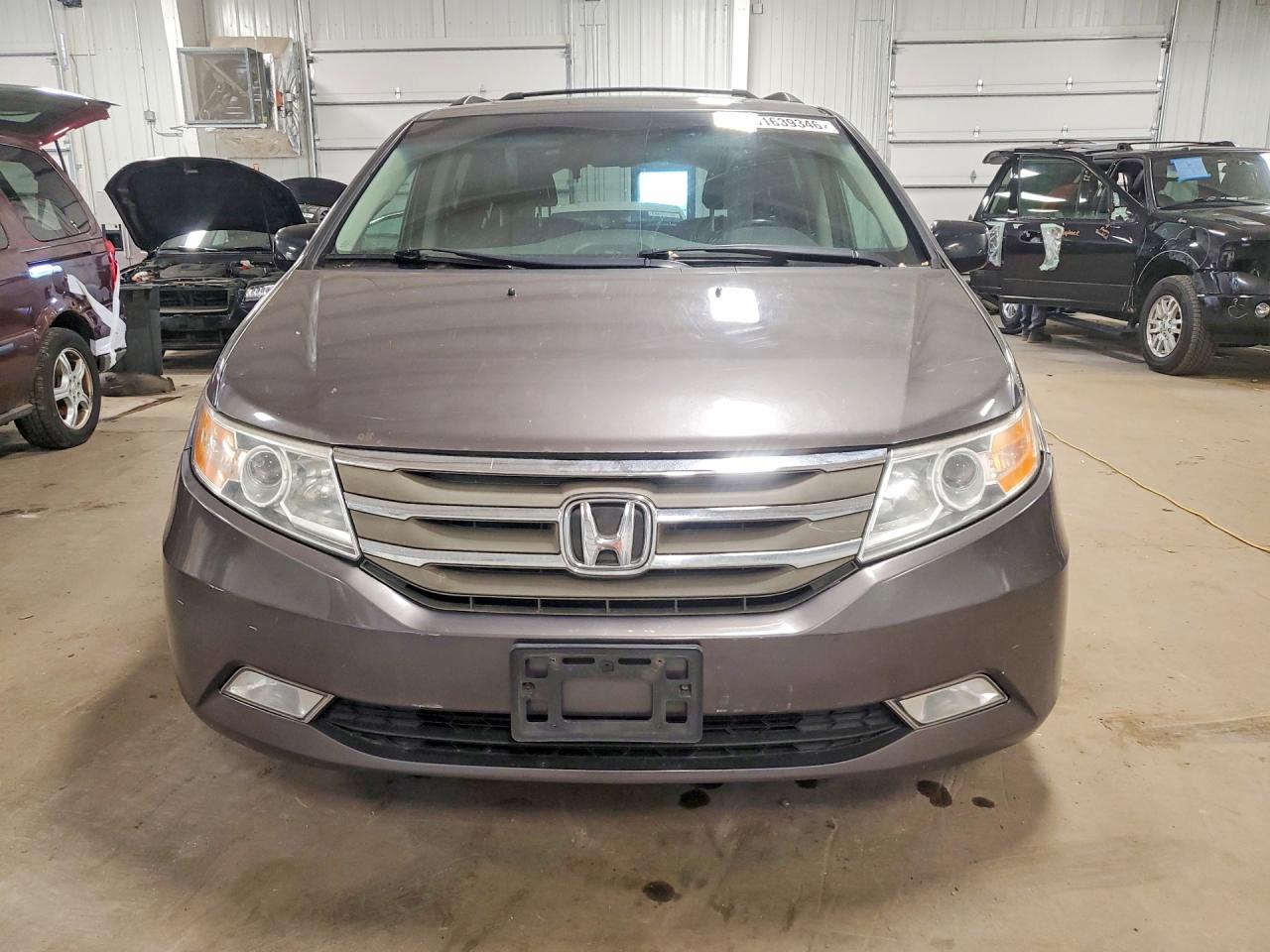 2012 Honda Odyssey Exl Gray vin: 5FNRL5H68CB111552