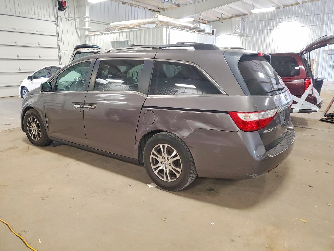 2012 Honda Odyssey Exl Gray vin: 5FNRL5H68CB111552