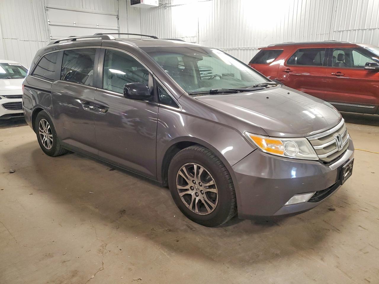 2012 Honda Odyssey Exl Gray vin: 5FNRL5H68CB111552