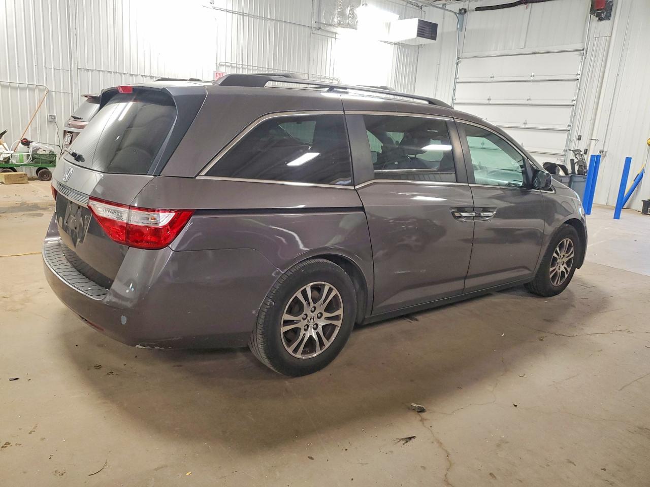 2012 Honda Odyssey Exl Gray vin: 5FNRL5H68CB111552