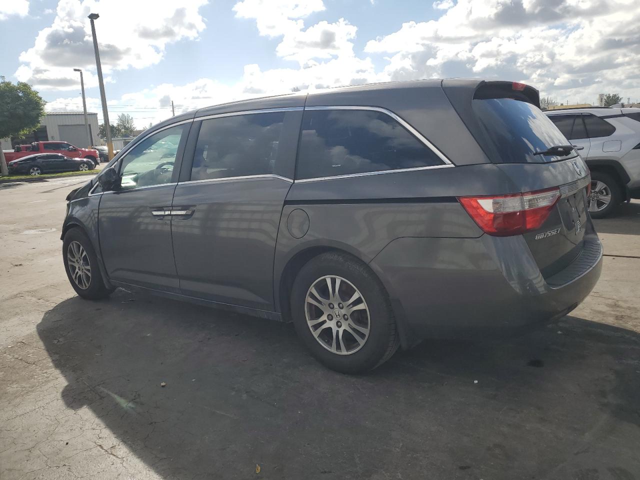 2012 Honda Odyssey Exl Gray vin: 5FNRL5H68CB131722