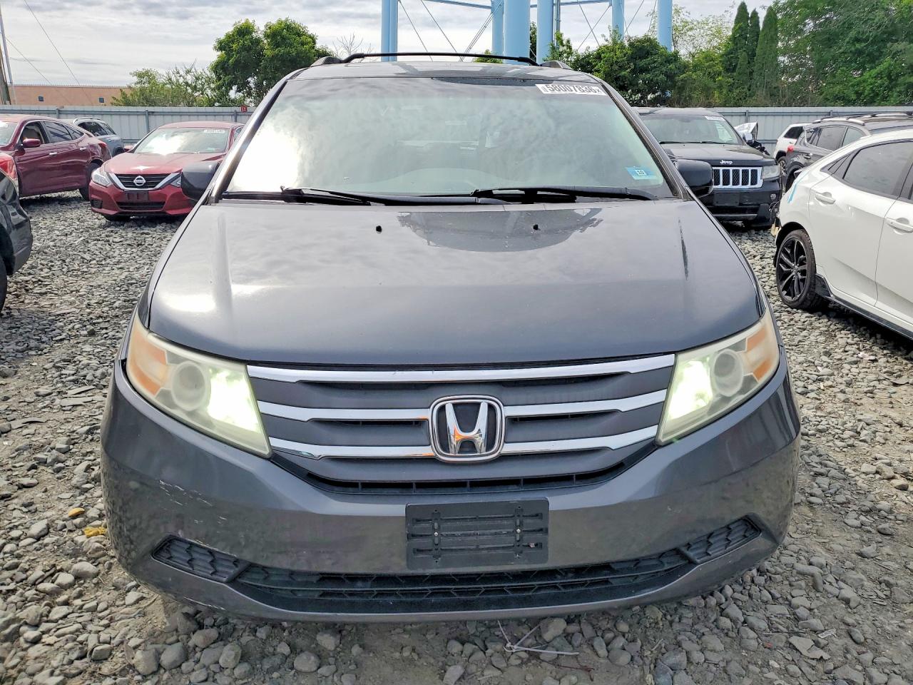 2013 Honda Odyssey Exl Gray vin: 5FNRL5H68DB003661