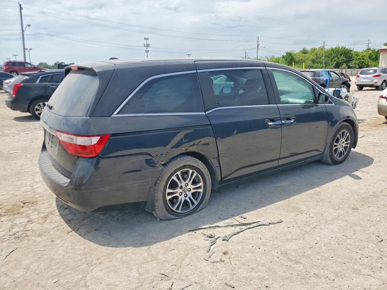 2013 Honda Odyssey Exl Черный vin: 5FNRL5H68DB003921