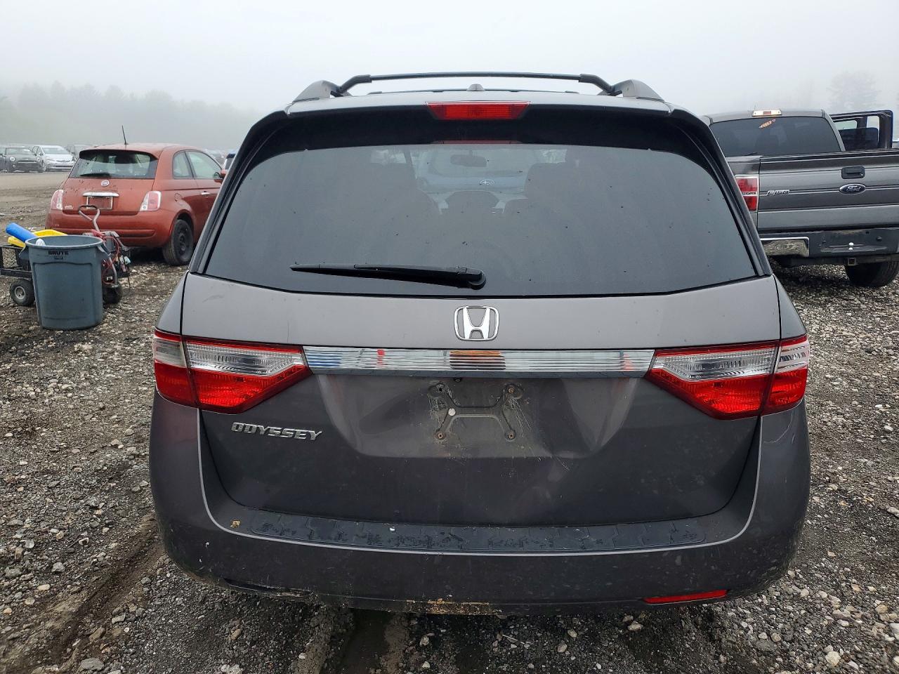 2013 Honda Odyssey Exl Gray vin: 5FNRL5H68DB014059