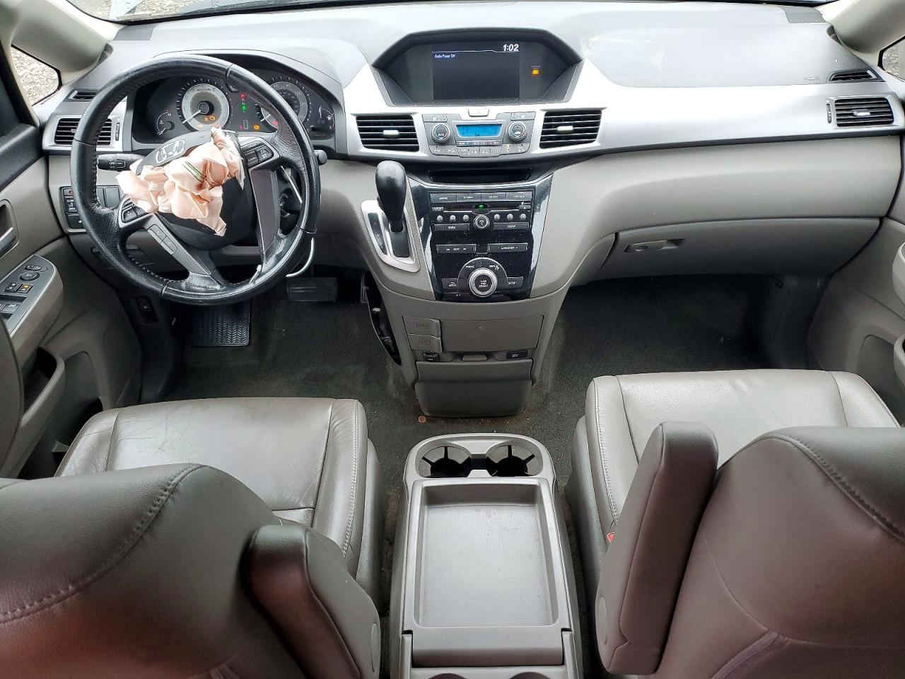 2013 Honda Odyssey Exl Gray vin: 5FNRL5H68DB014059