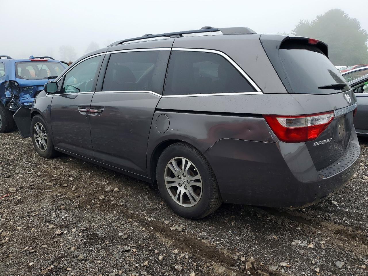 2013 Honda Odyssey Exl Gray vin: 5FNRL5H68DB014059