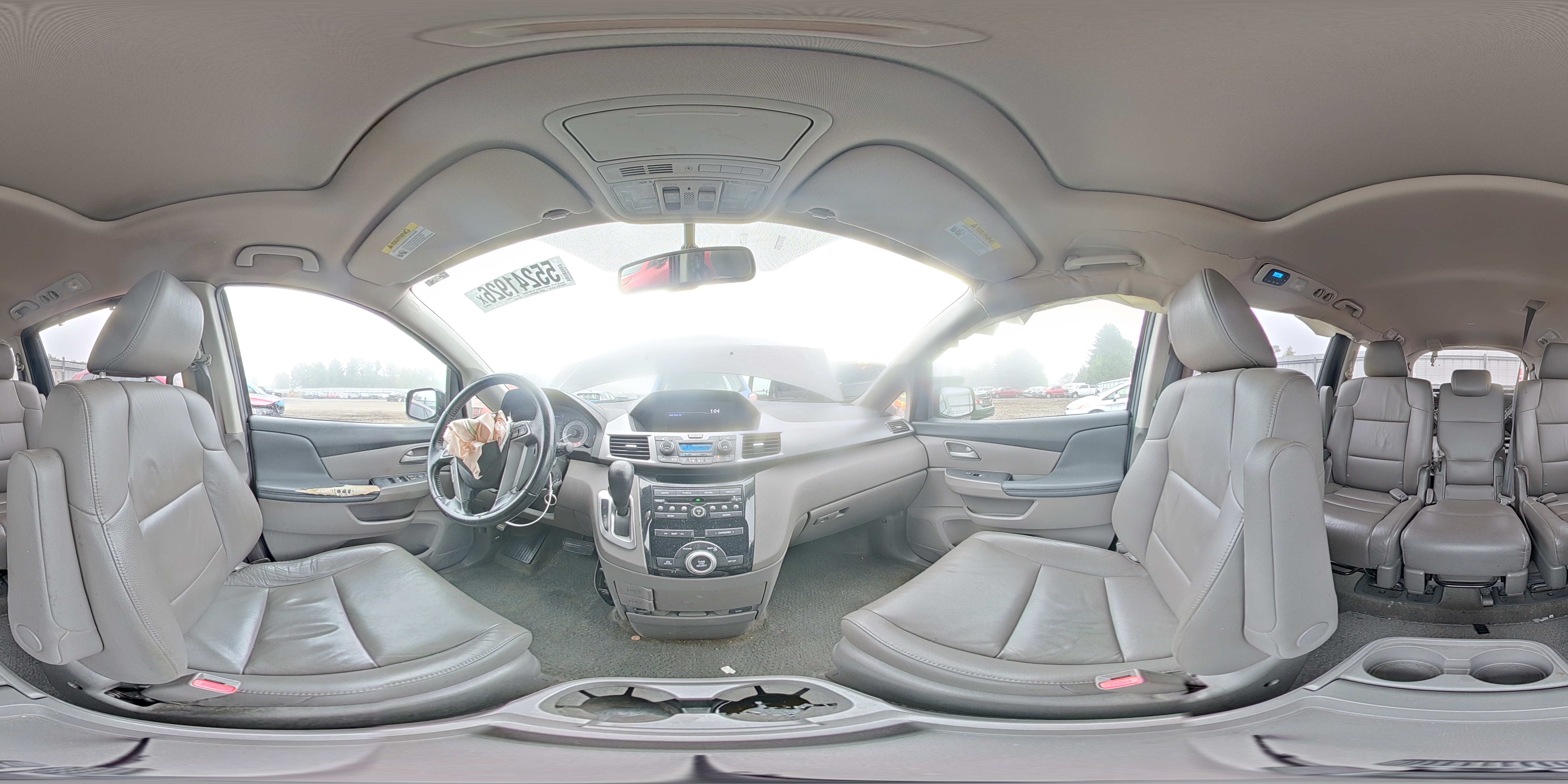 2013 Honda Odyssey Exl Gray vin: 5FNRL5H68DB014059