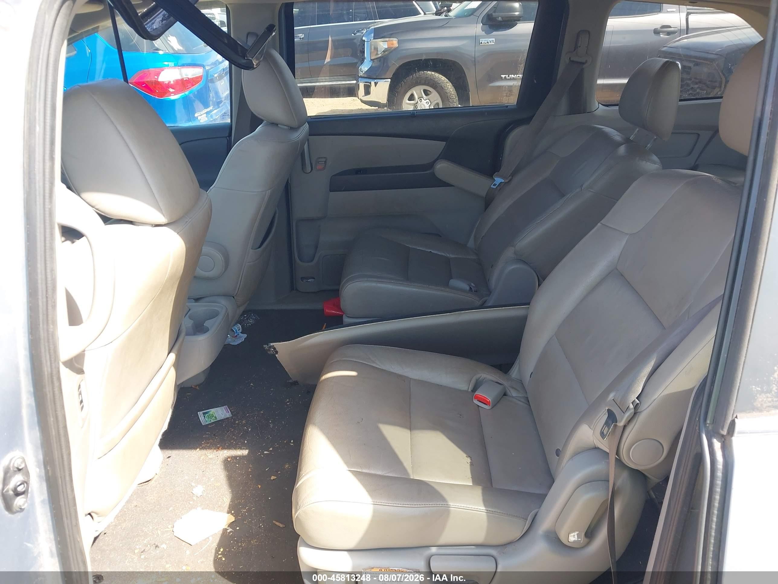 2013 Honda Odyssey Ex-l Light Blue vin: 5FNRL5H68DB017737