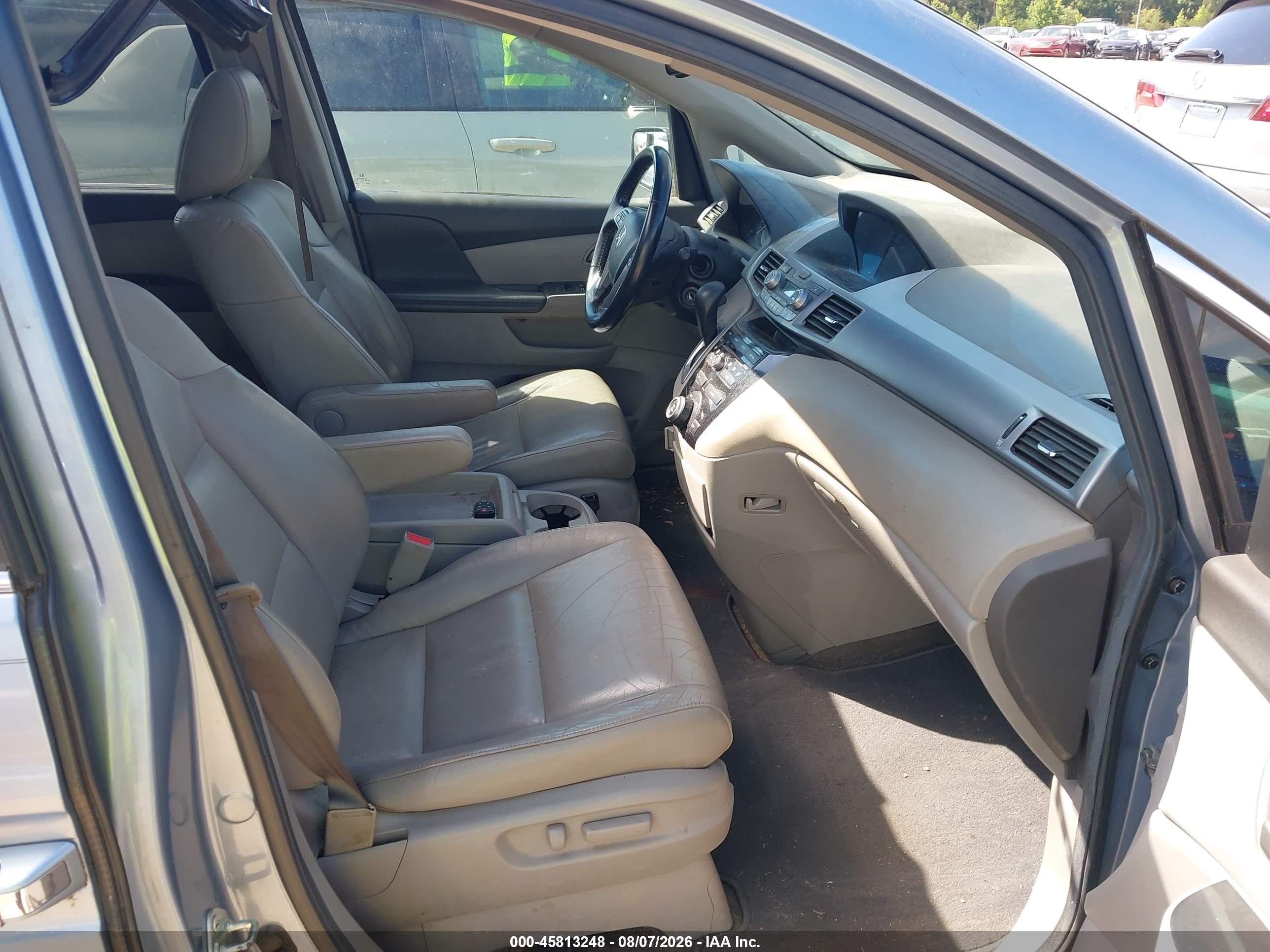 2013 Honda Odyssey Ex-l Light Blue vin: 5FNRL5H68DB017737