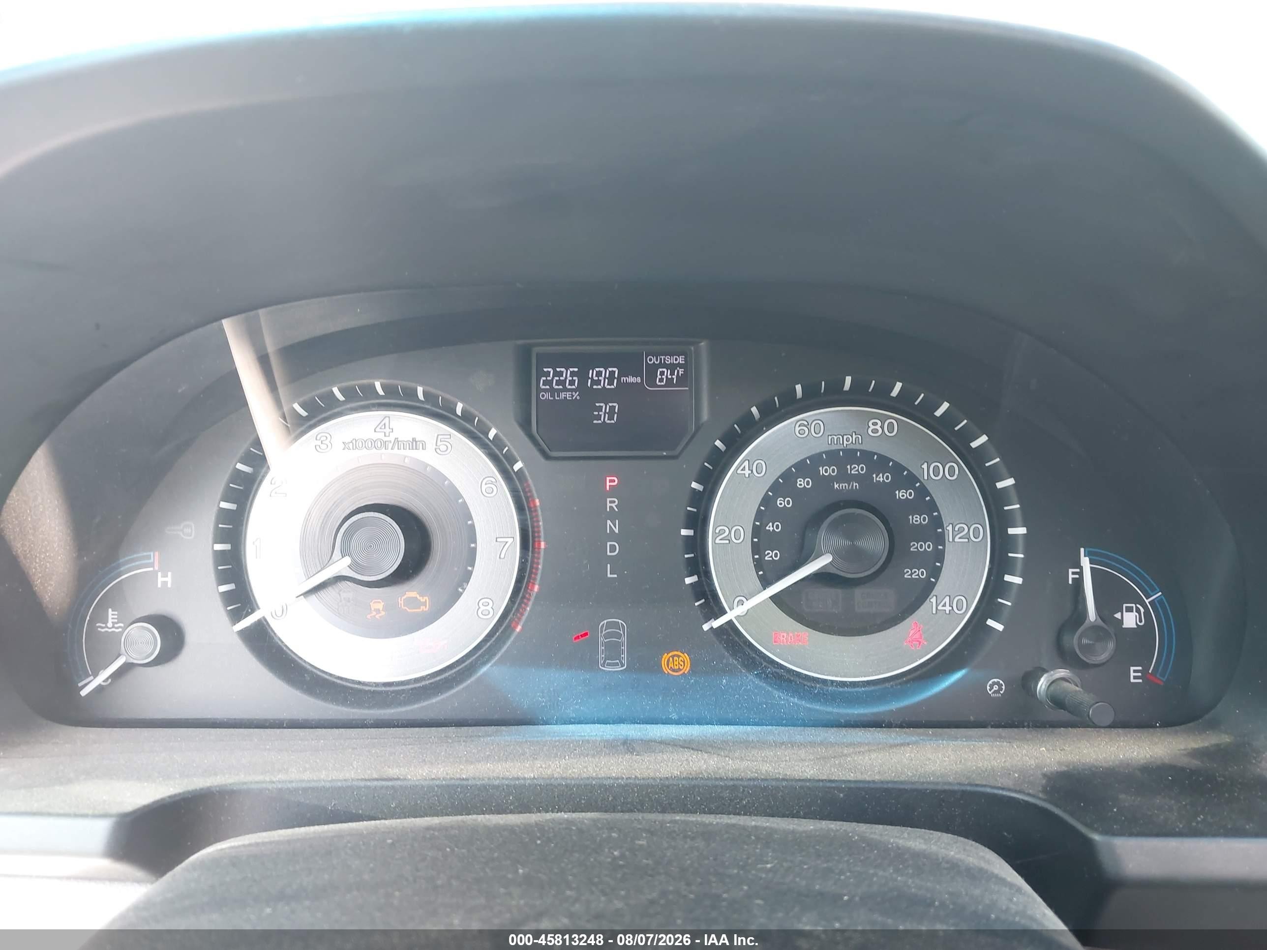 2013 Honda Odyssey Ex-l Light Blue vin: 5FNRL5H68DB017737