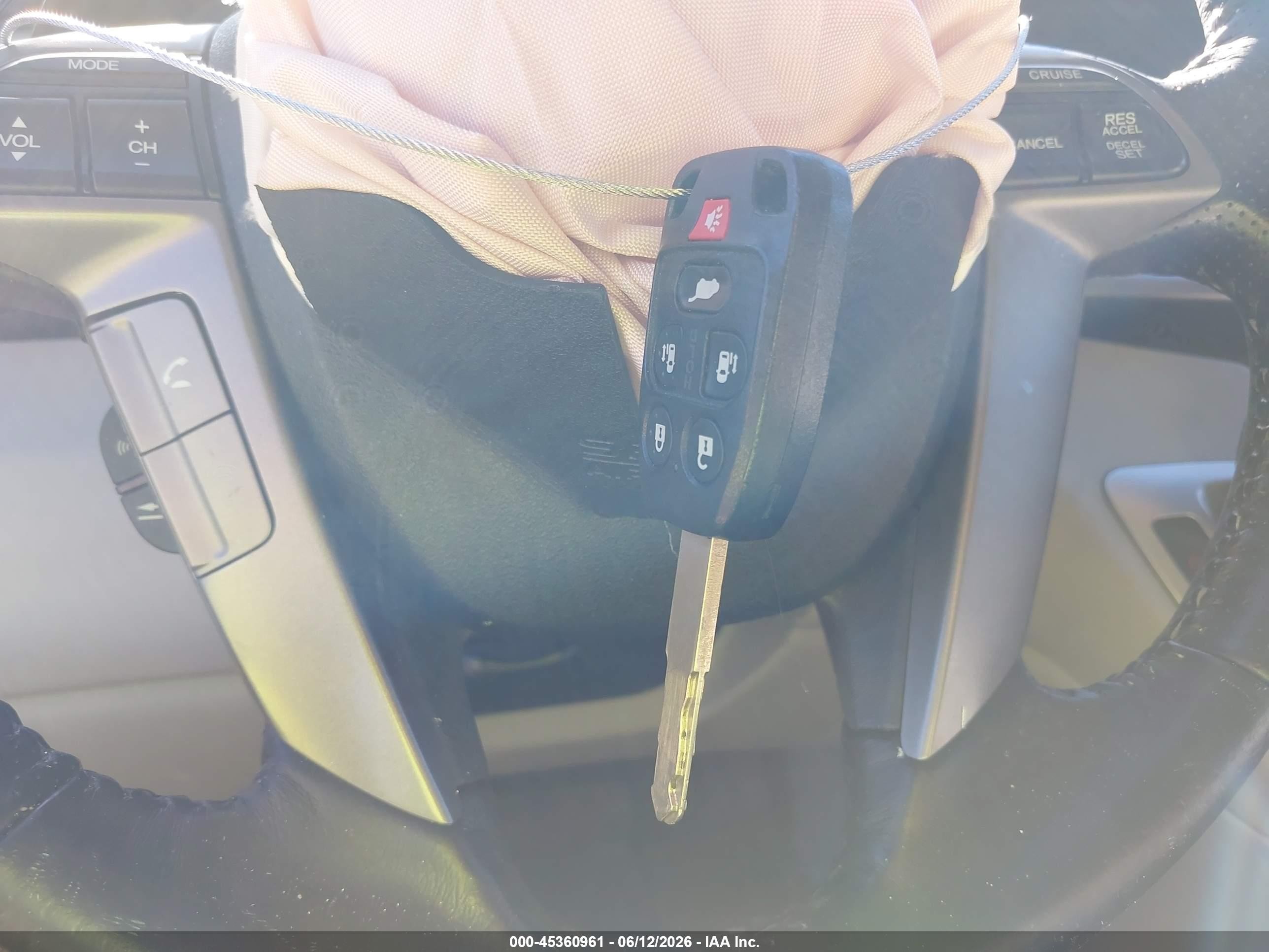 2013 Honda Odyssey Ex-l Silver vin: 5FNRL5H68DB018726
