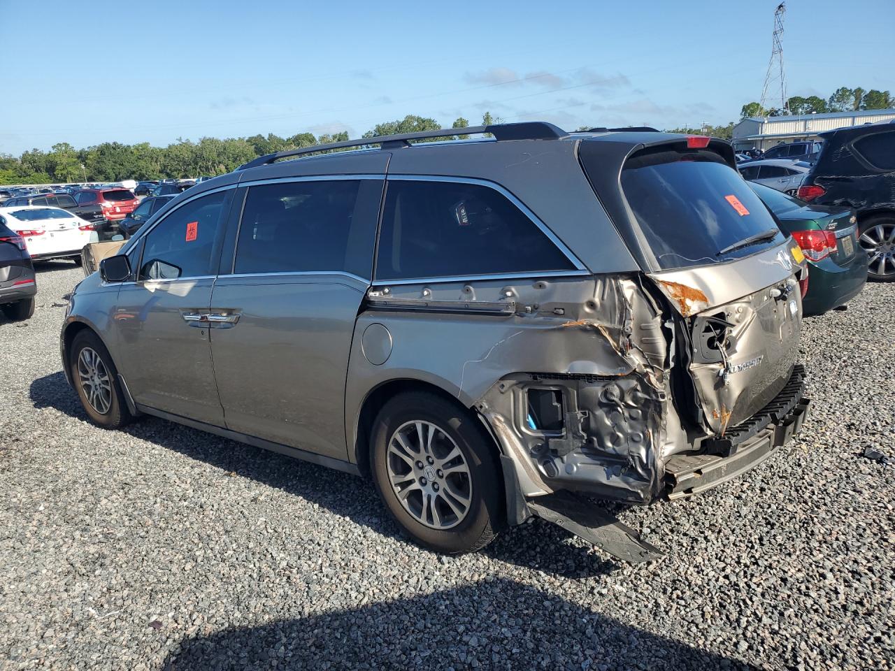 2013 Honda Odyssey Exl Tan vin: 5FNRL5H68DB022632