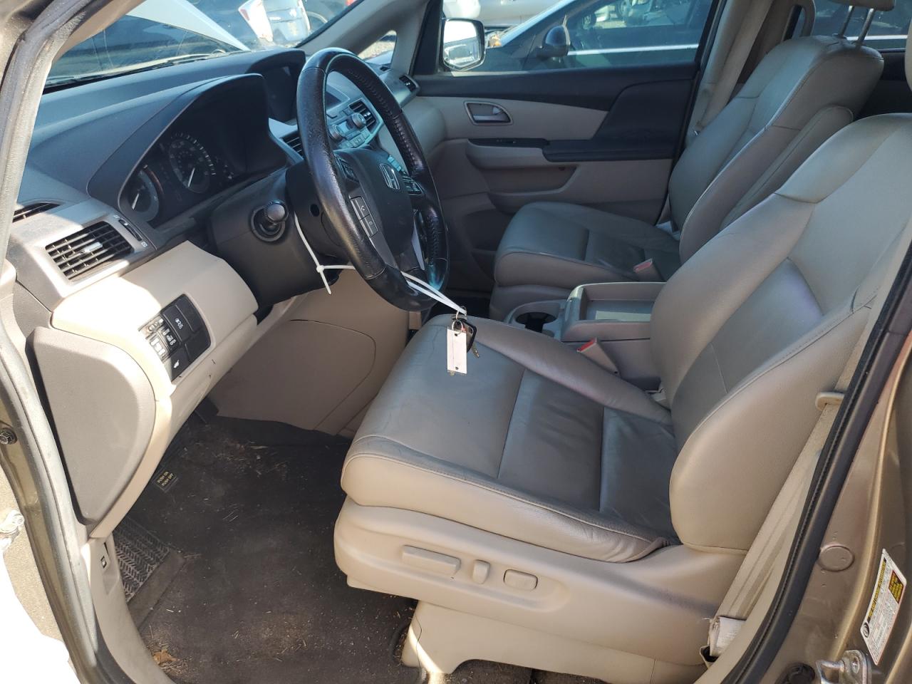 2013 Honda Odyssey Exl Tan vin: 5FNRL5H68DB022632
