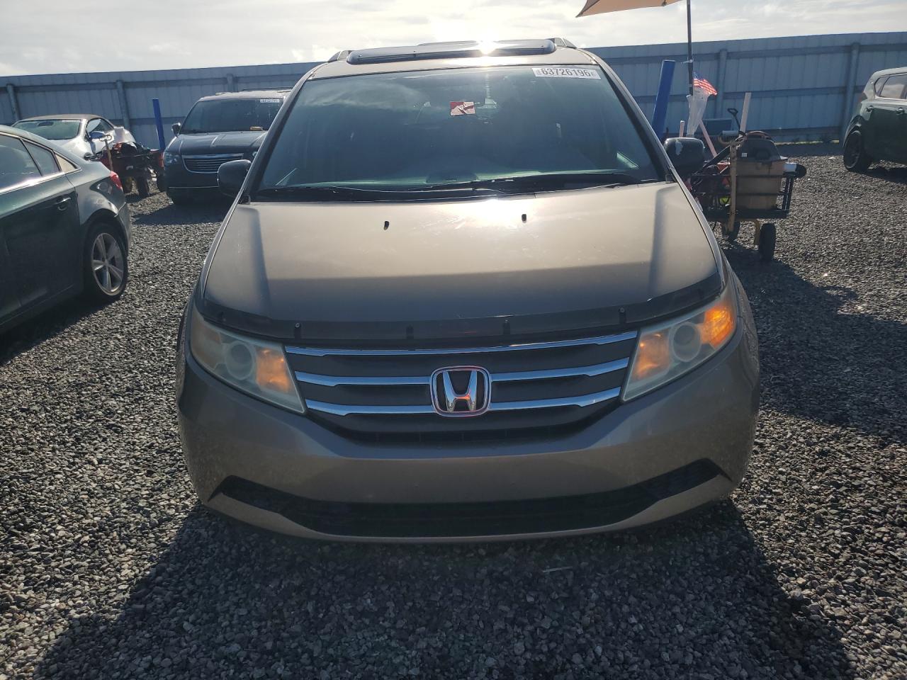 2013 Honda Odyssey Exl Tan vin: 5FNRL5H68DB022632