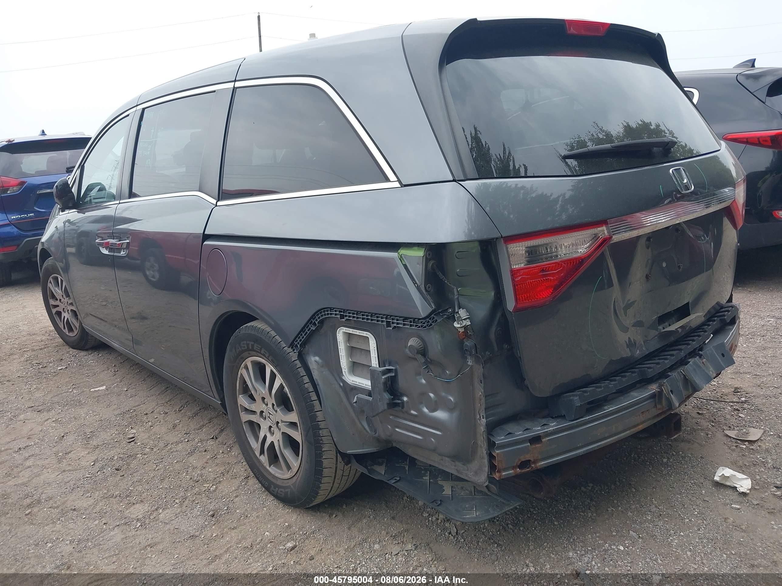 2013 Honda Odyssey Ex-l Серый vin: 5FNRL5H68DB025935