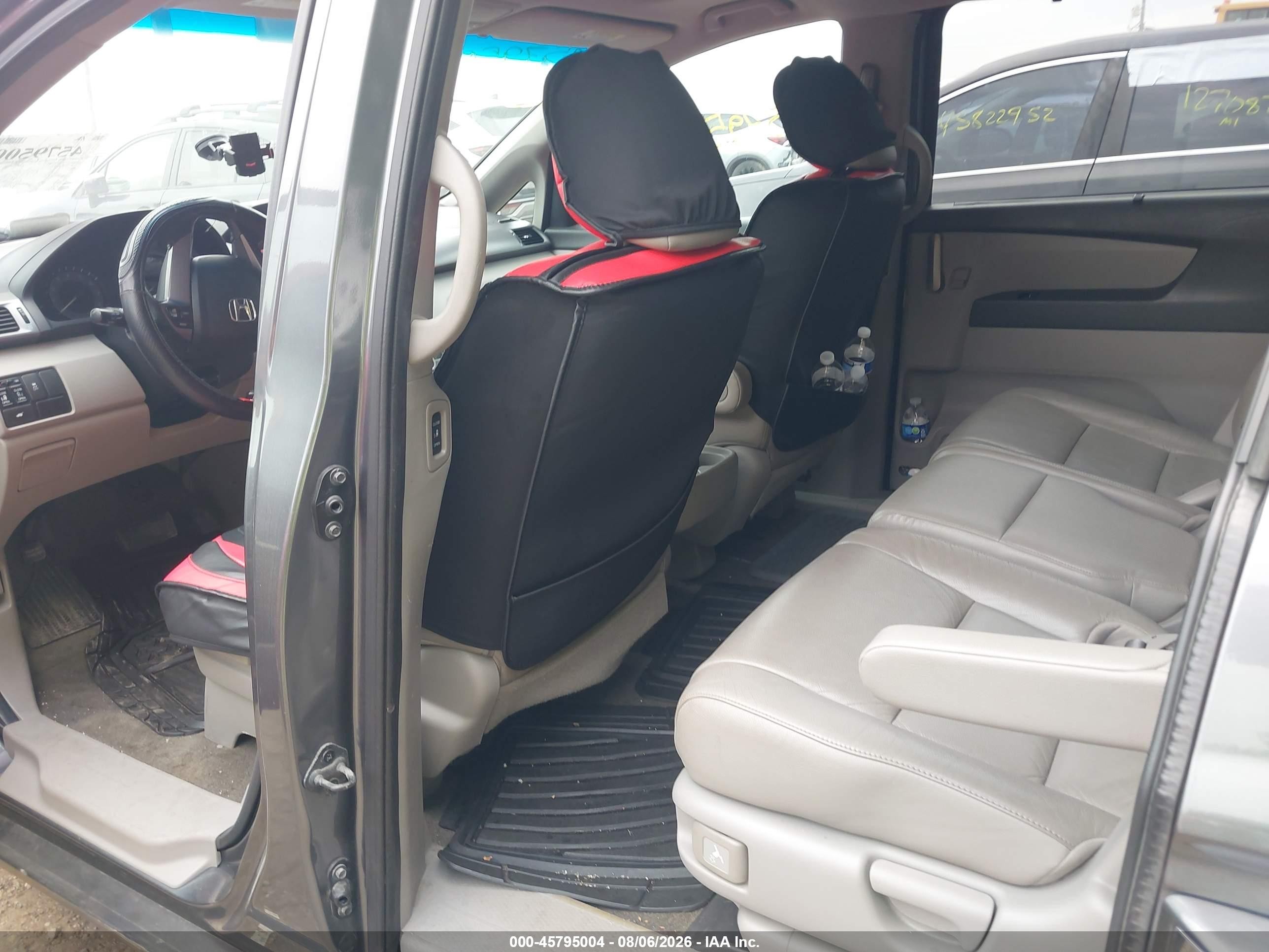 2013 Honda Odyssey Ex-l Серый vin: 5FNRL5H68DB025935