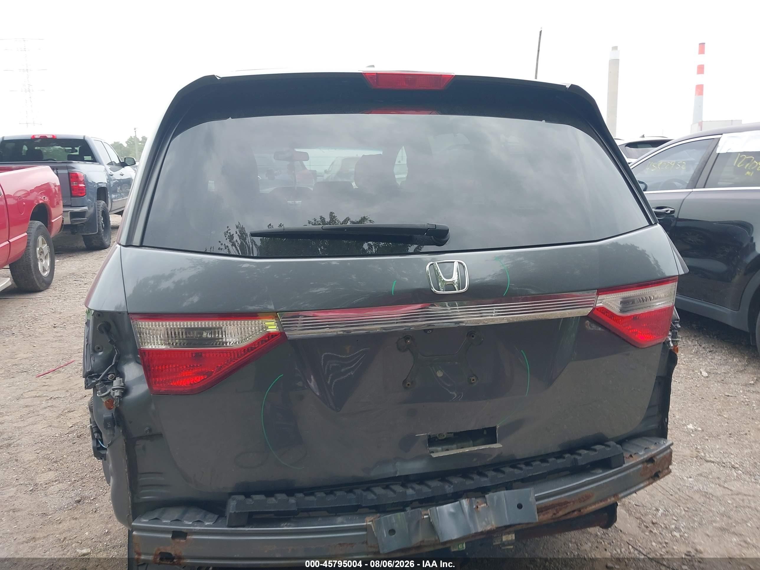2013 Honda Odyssey Ex-l Серый vin: 5FNRL5H68DB025935