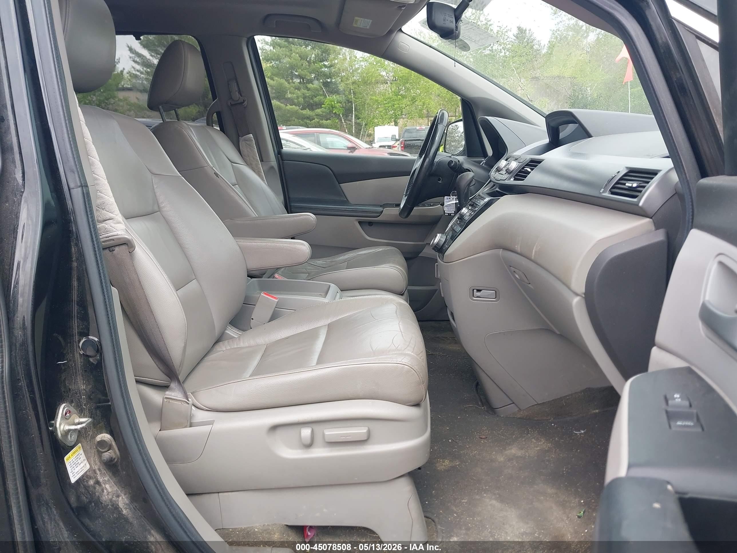 2013 Honda Odyssey Ex-l Черный vin: 5FNRL5H68DB030519
